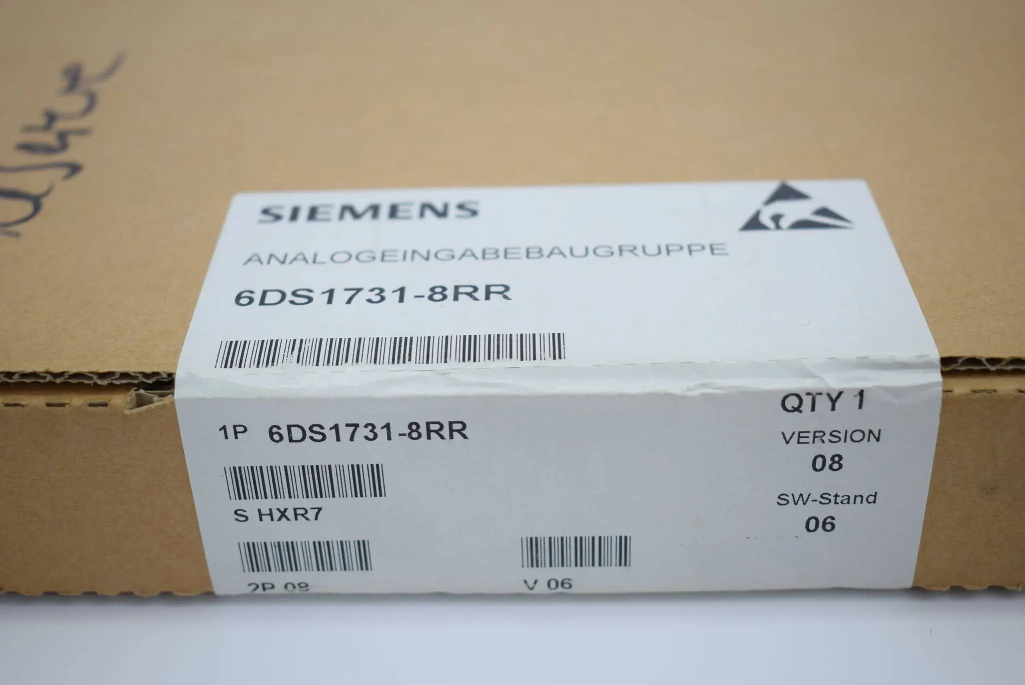 Produktfoto 1 von Siemens Analogeingabebaugruppe 6DS1731-8RR ( 6DS1 731-8RR ) V:8