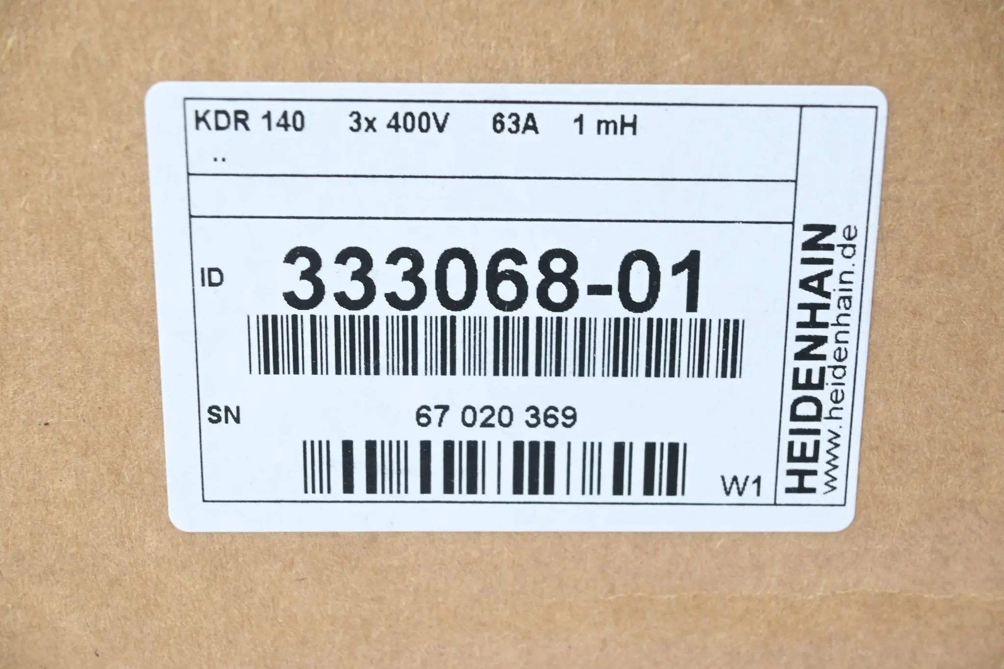 Produktfoto 1 von Heidenhain Kommutierungsdrossel KDR 140 ( 333068-01 ) Ver. W1