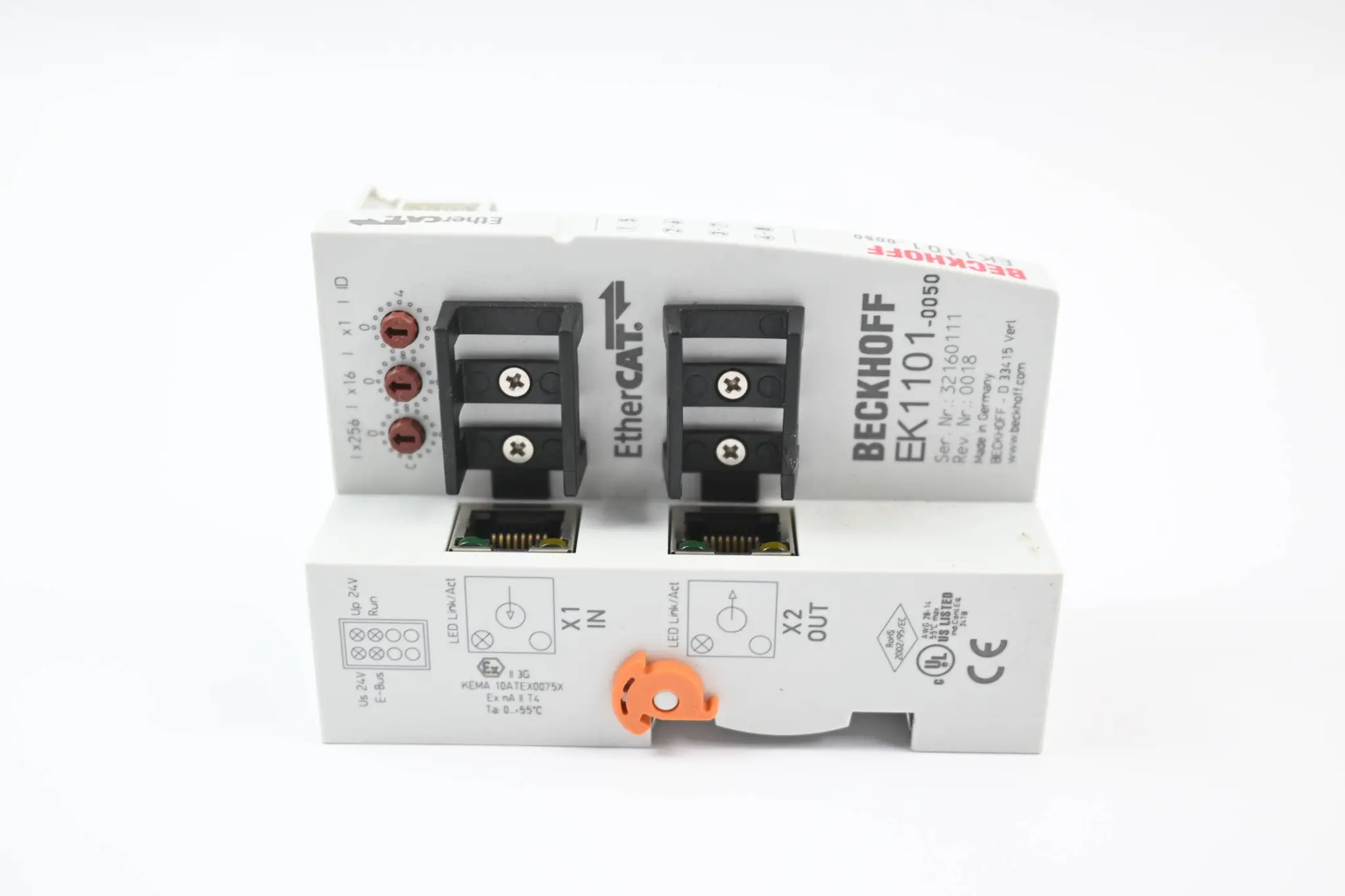Produktfoto 1 von Beckhoff EtherCAT Koppler EK1101-0050 ( EK 1101-0050 )