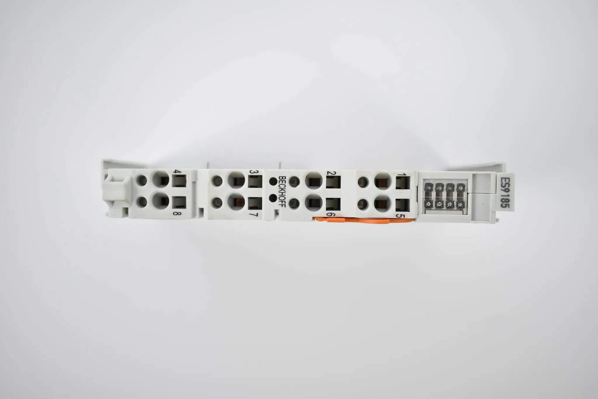 Produktfoto 1 von Beckhoff Potenzialverteilungsklemme 4 x 24 VDC 4 x 0 VDC ES9185 ( ES 9185 )