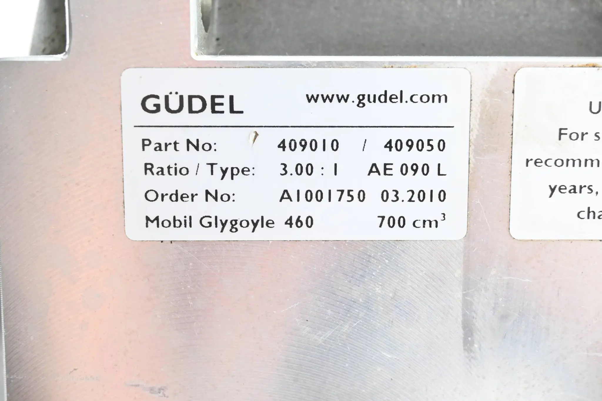 Produktfoto 1 von Güdel Getriebe AE090L ( AI001750 ) i=3.00