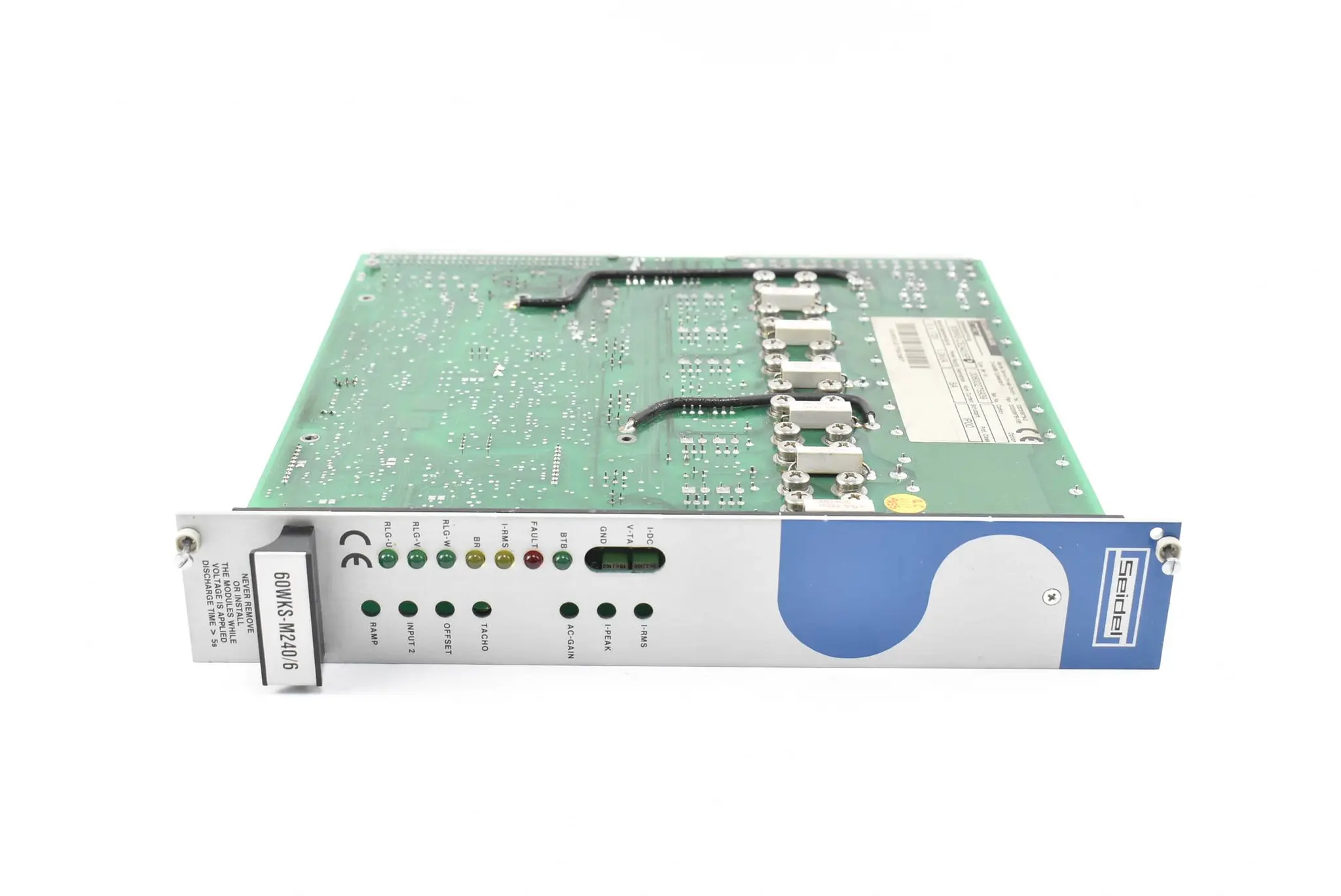 Produktfoto 1 von Kollmorgen Seidel Servoverstärker 60WKS-CE240/6P0 ( 3x172V 1,0kVA 6A )