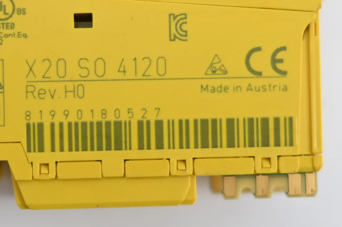 Produktfoto 1 von B&R Automation sicheres digitales Ausgangsmodul X20 SO 4120 ( X20SO4120 ) Rev.H0