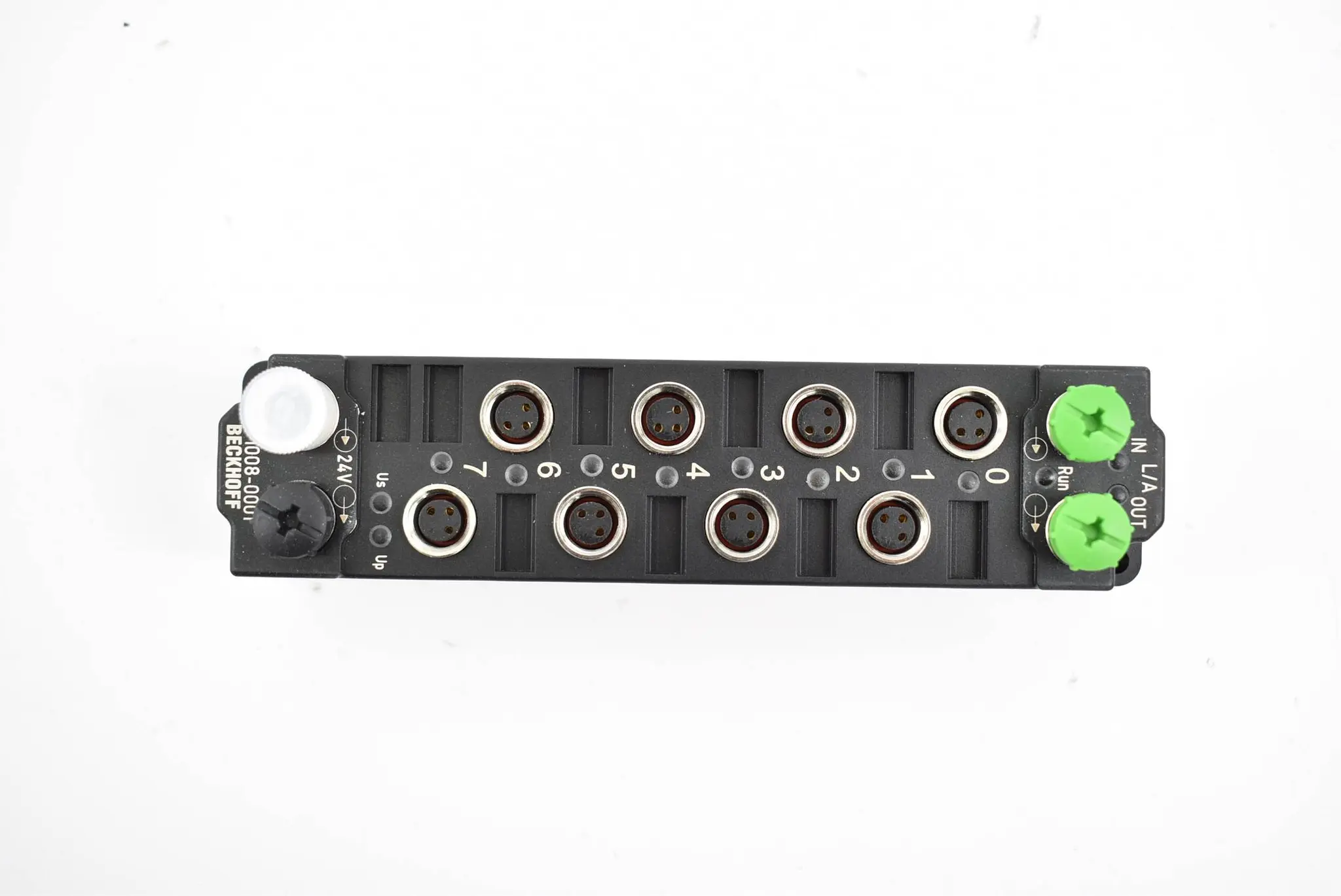 Produktfoto 1 von Beckhoff EtherCAT Box 8-Kanal-Digital-Eingang 24 V DC 3ms M8 EP1008-0001