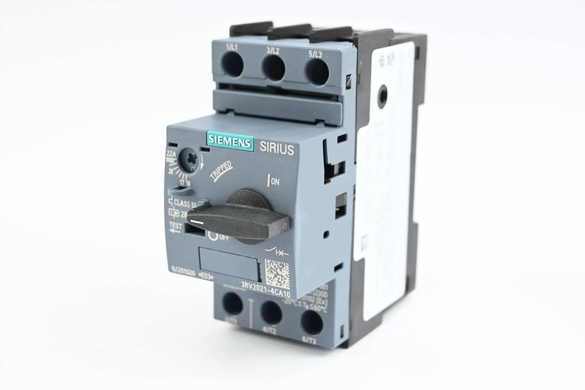 Produktfoto 1 von Siemens Sirius Leistungsschalter 3RV2021-4CA10 ( 3RV2 021-4CA10 )