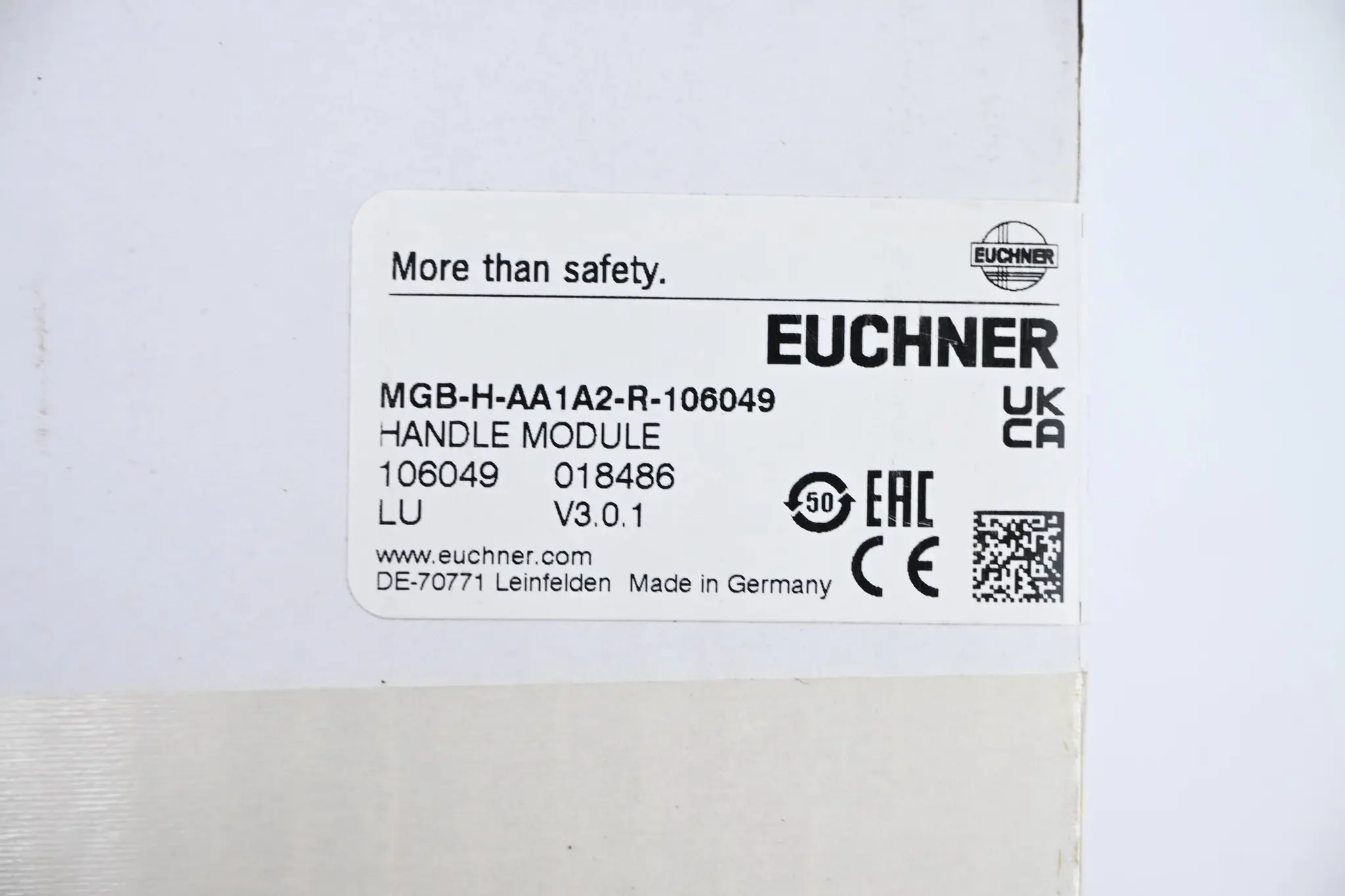 Produktfoto 1 von Euchner Griffmodul MGB-H-AA1A2-R-106049 ( 106049 )