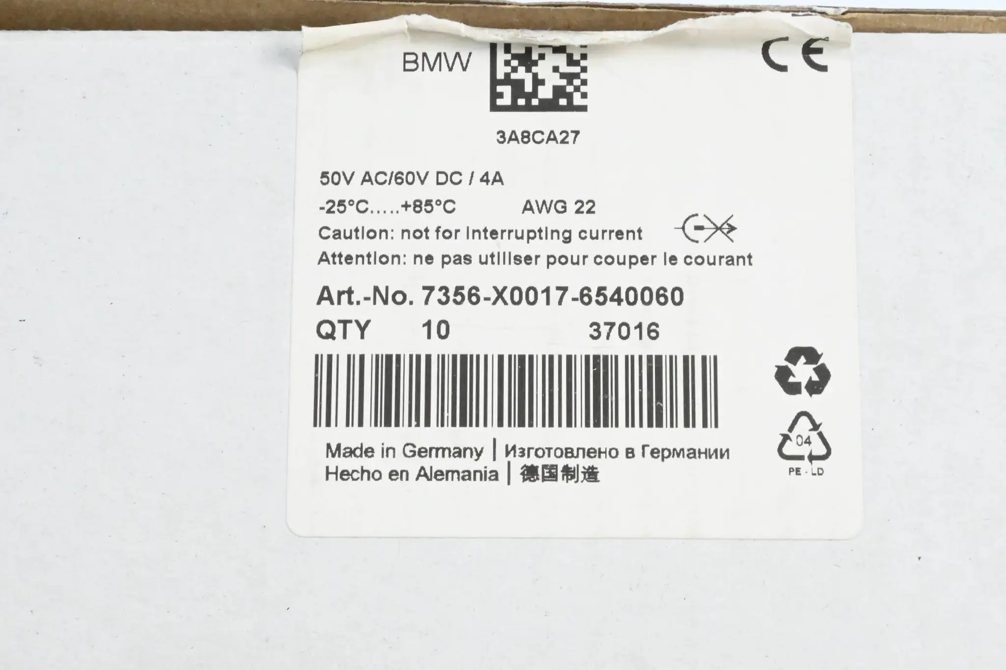 Produktfoto 1 von Murr Elektronik T-Stück M12 St. 0° / 2x M12 Bu. 0° mit Kabel 7356-X0017-6540060
