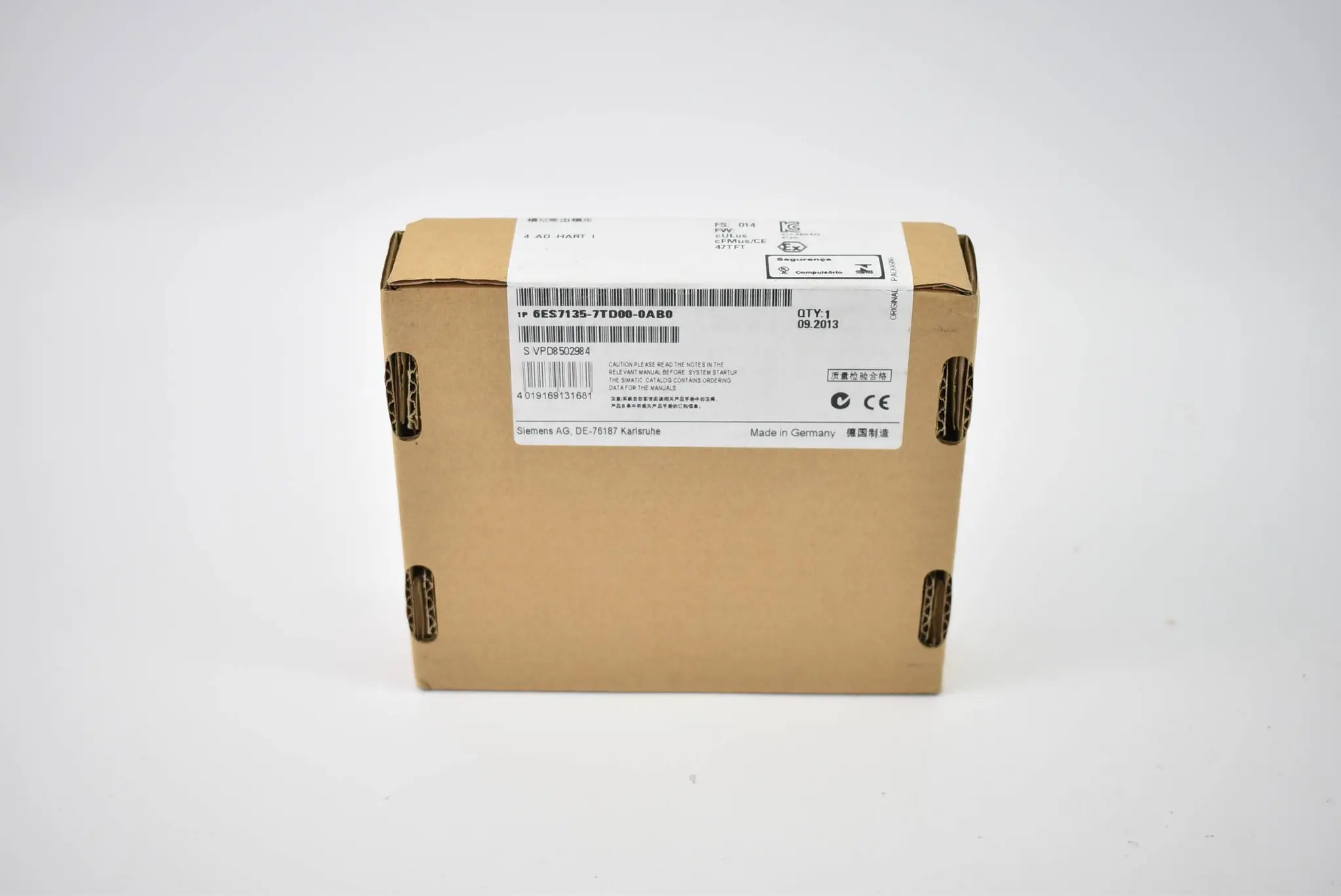 Produktfoto 1 von Siemens siamtic DP UL-Inmetro 6ES7 135-7TD00-0AB0 ( 6ES7135-7TD00-0AB0 ) E14