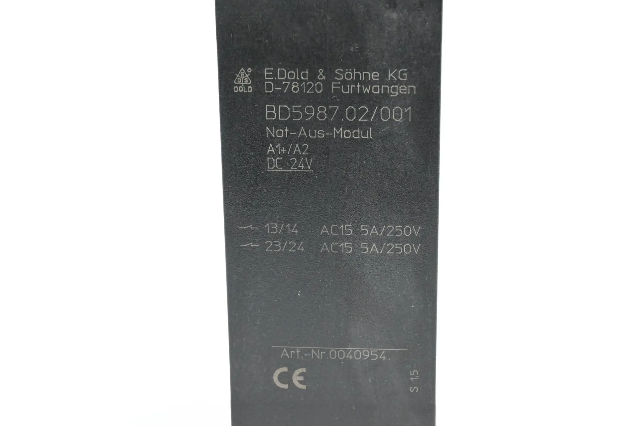 Produktfoto 1 von E.Dold & Söhne Not-Aus-Modul BD5987.02/001 ( 0040954 )