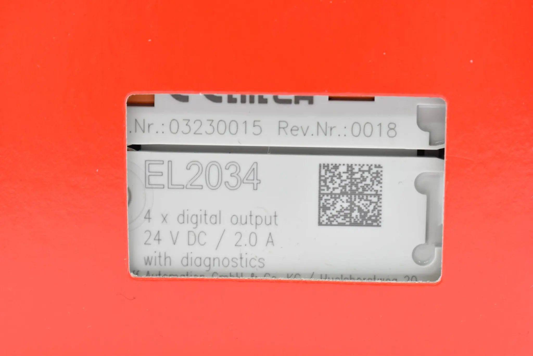 Produktfoto 1 von Beckhoff EtherCAT-Klemme 4-Kanal-Digital-Ausgang 24 V DC 2 A EL2034 ( EL 2034 )