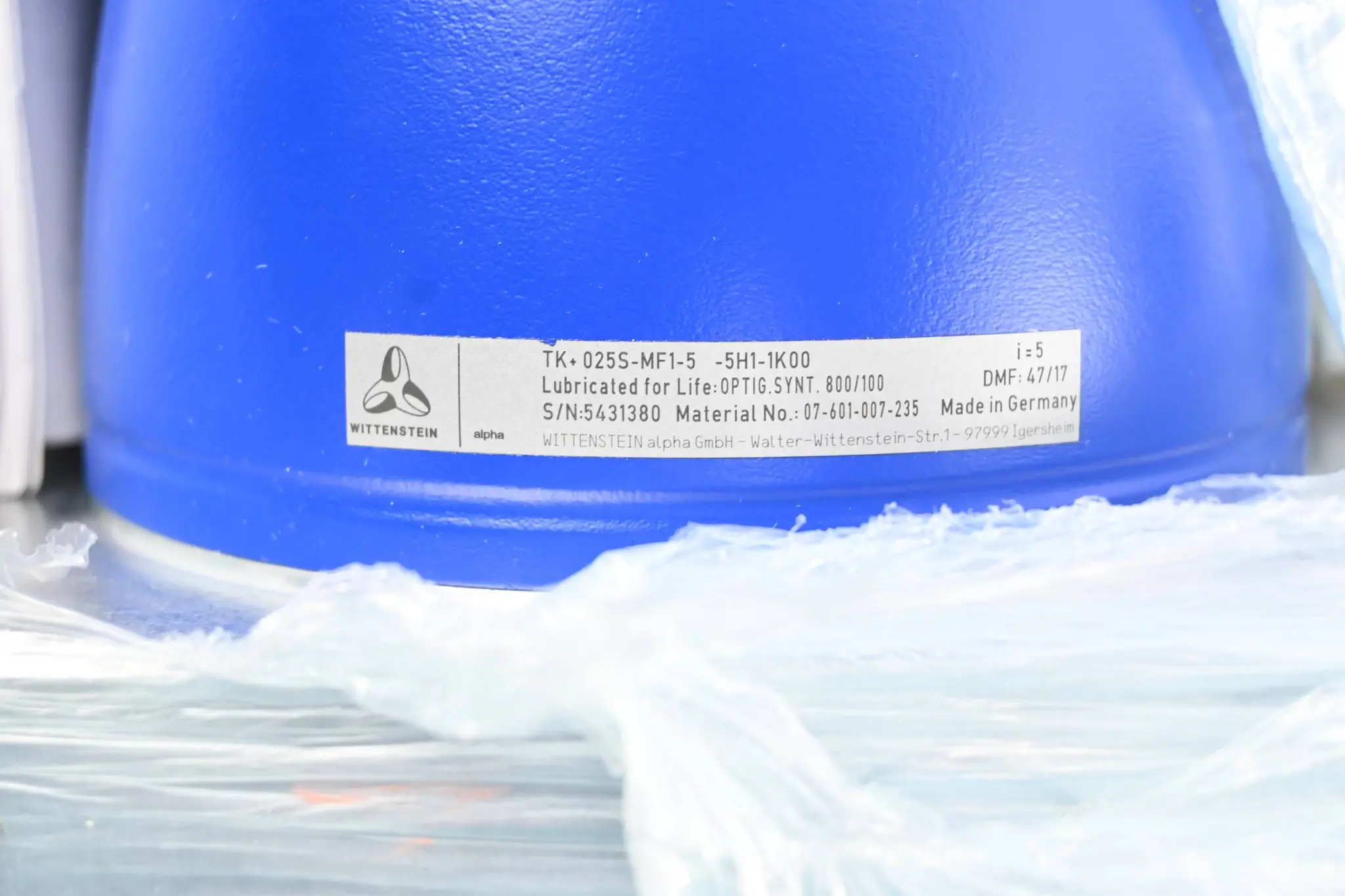 Produktfoto 1 von Wittenstein Alpha Getriebe TK+ 025S-MF1-5 -5H1-1K00 ( TK+025S-MF1-5-5H1-1K00 )