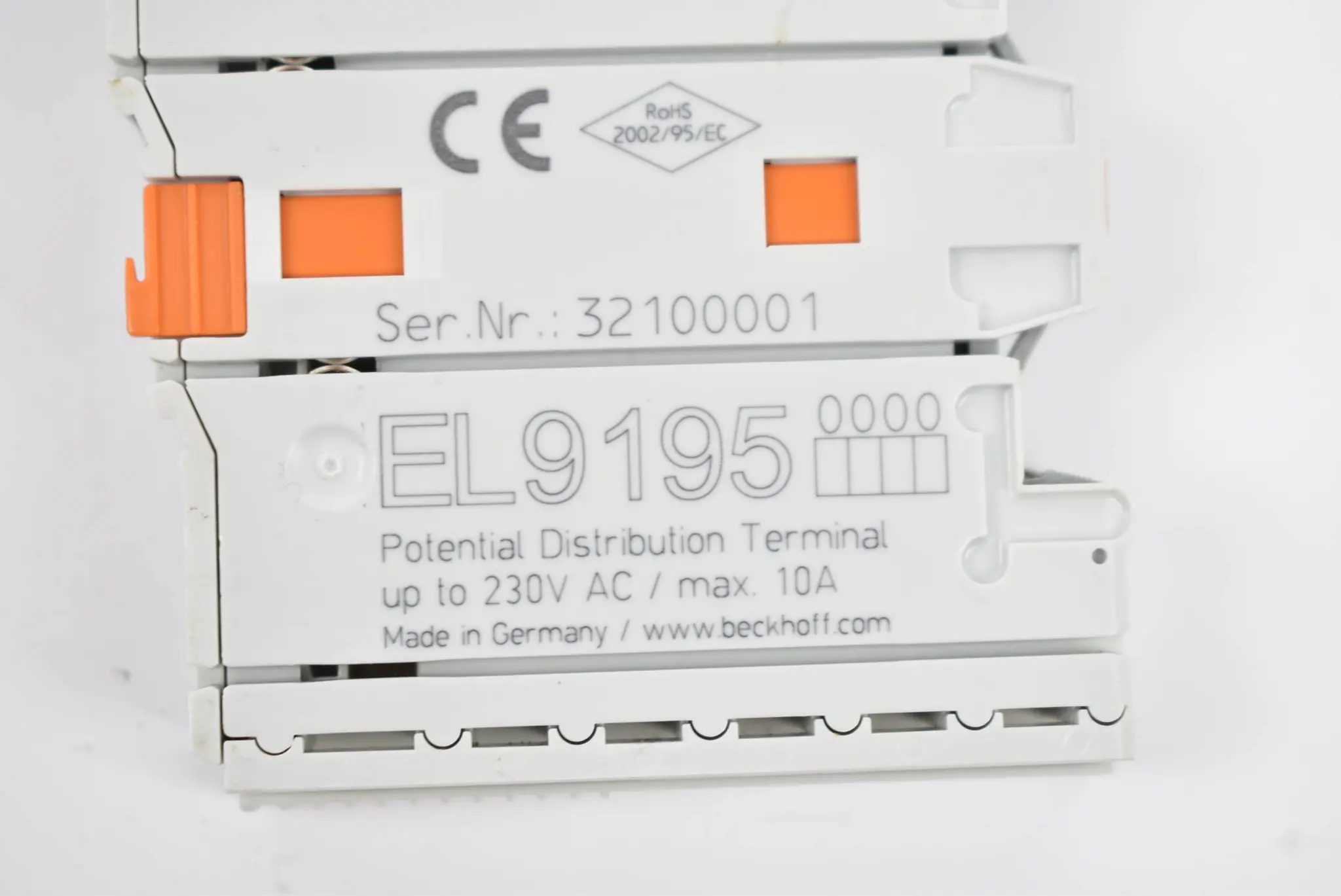 Produktfoto 1 von Beckhoff Schirmklemme EL9195