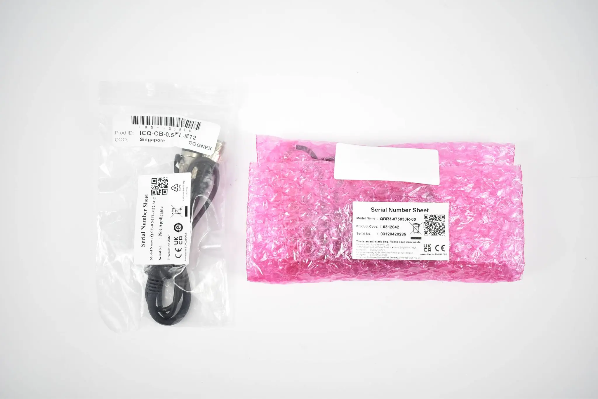 Produktfoto 1 von Cognex Licht Equipment ICQBR3-075030R-00 + ICQ-CB-0.5-IFLM12