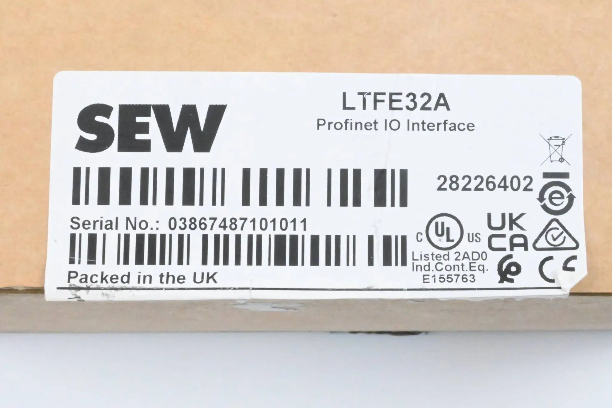 Produktfoto 1 von SEW Eurodrive LTFE32A Profinet IO Interface
