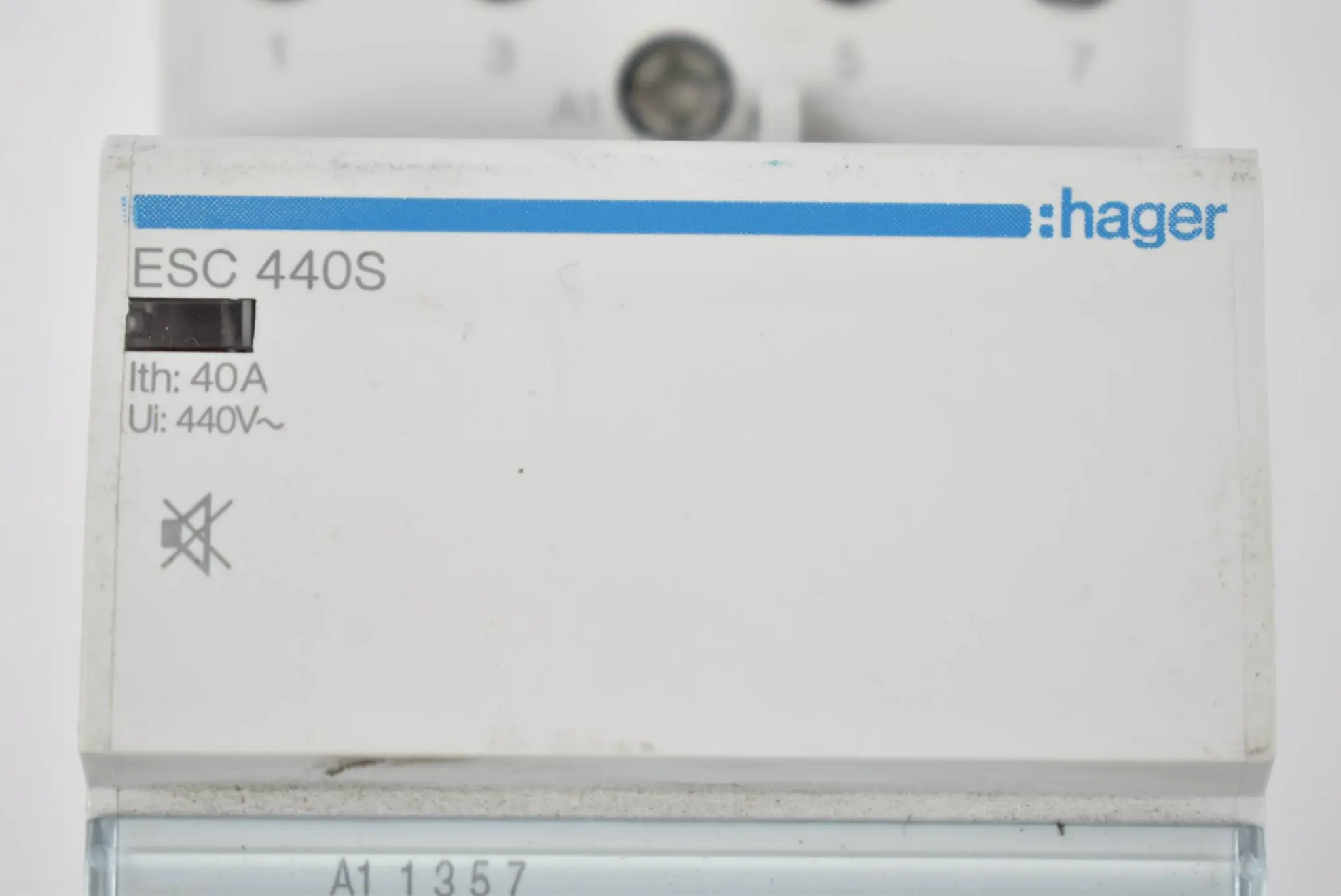 Produktfoto 1 von Hager Installationsschütz brummfrei ESC 400S ( ESC400S) 40A 230V