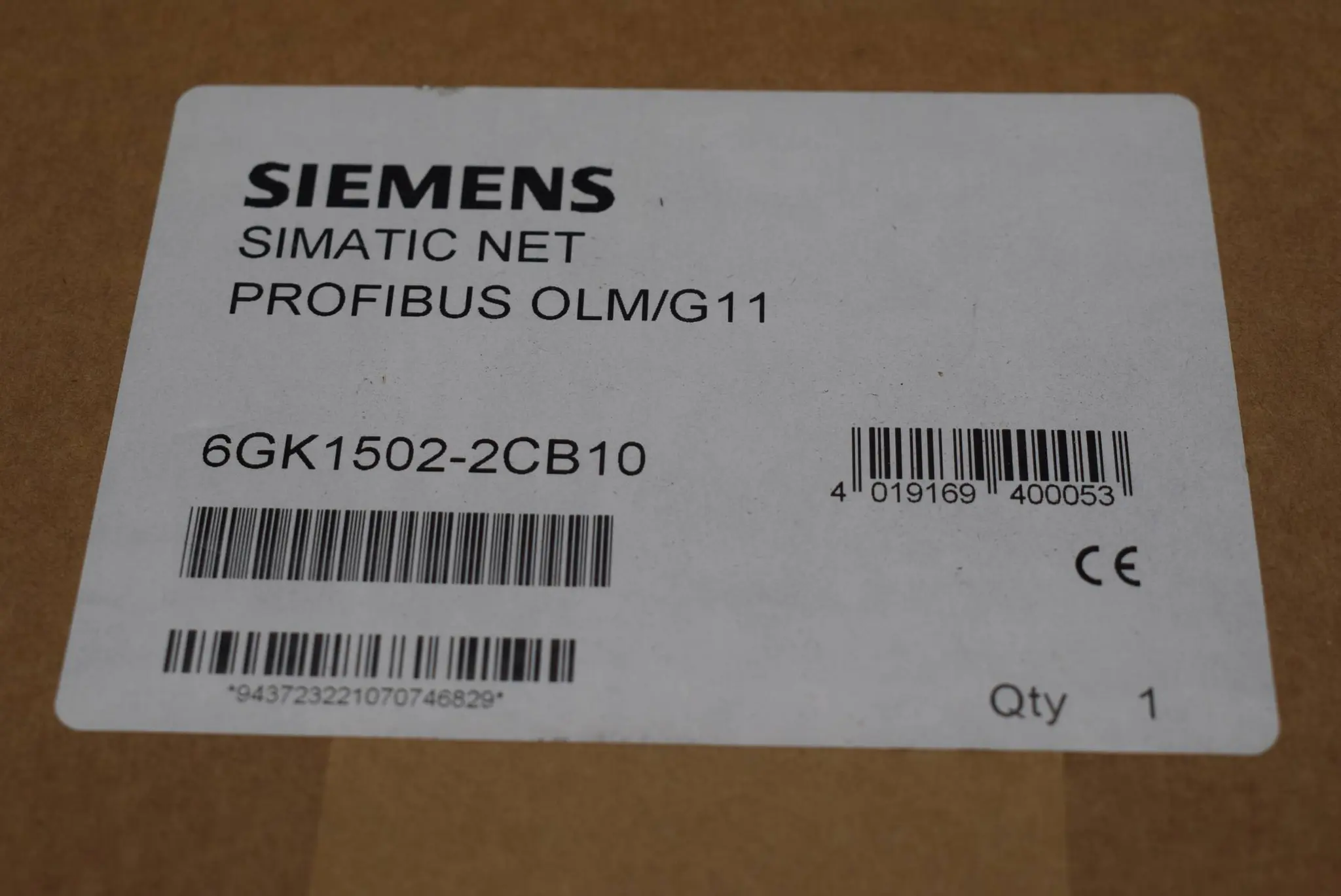 Produktfoto 1 von Siemens Simatic Profibus OLM/G11 Optical Module 6GK1502-2CB10 ( 6GK1 502-2CB10 )
