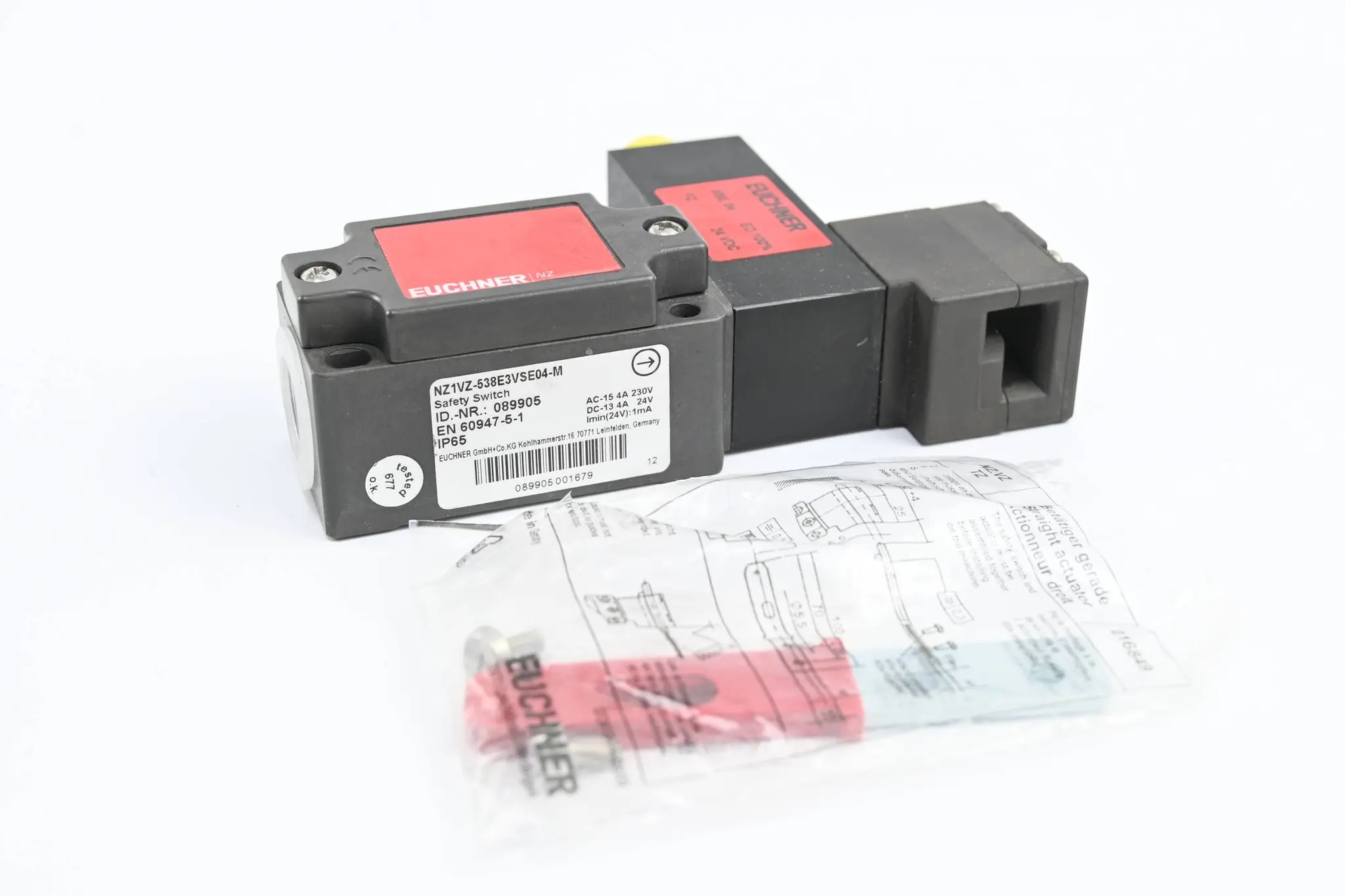 Produktfoto 1 von Euchner Safety Switch NZ1VZ-538E3VSE04-M ( 089905 )