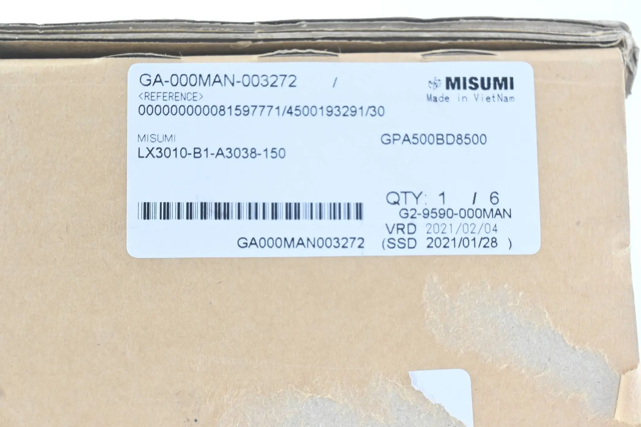 Produktfoto 1 von Misumi Lineareinheit LX3010-B1-A3038-150
