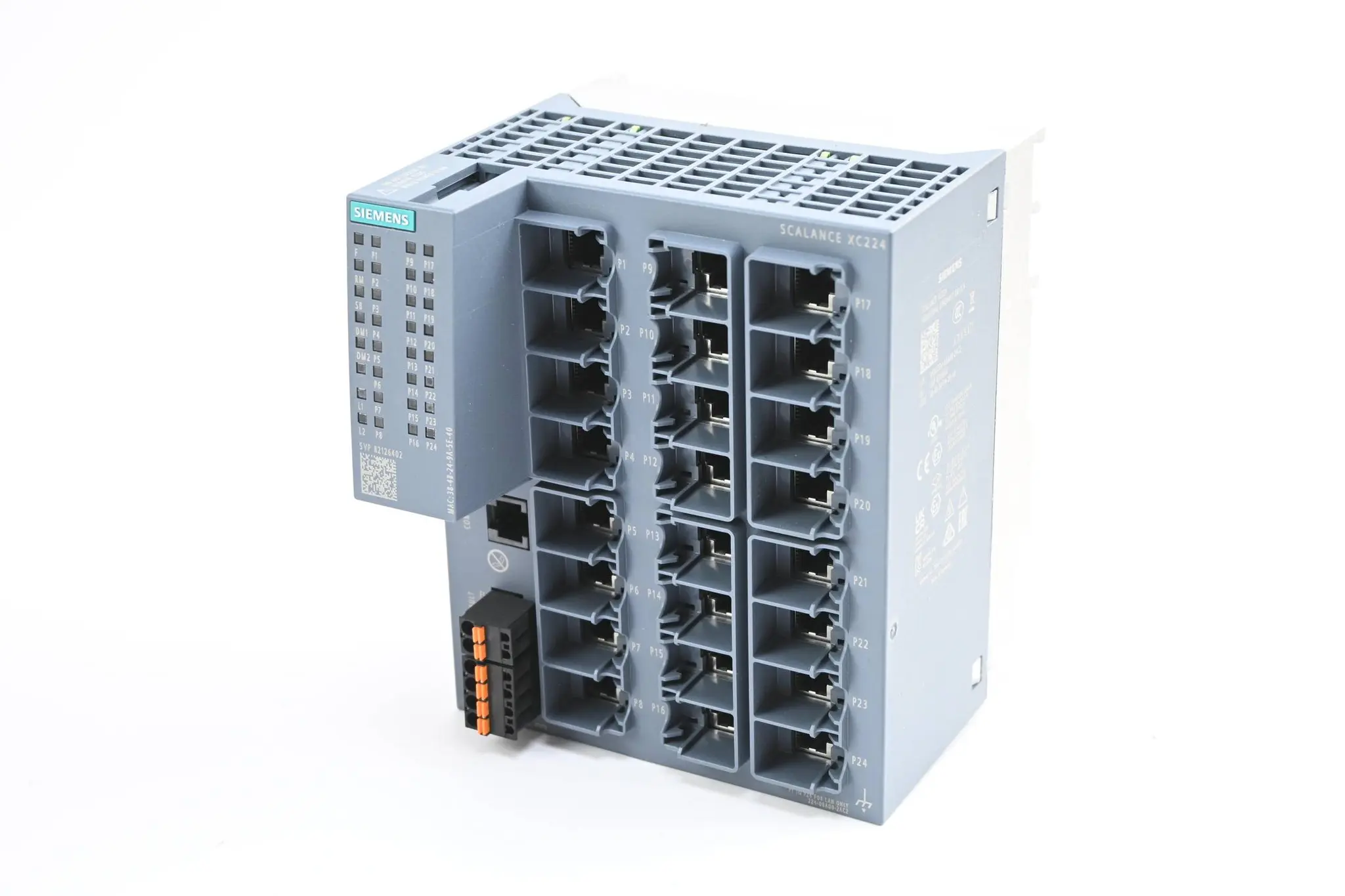Produktfoto 1 von Siemens Scalance IE Switch XC224 6GK5224-0BA00-2AC2 ( 6GK5 224-0BA00-2AC2 ) E.02