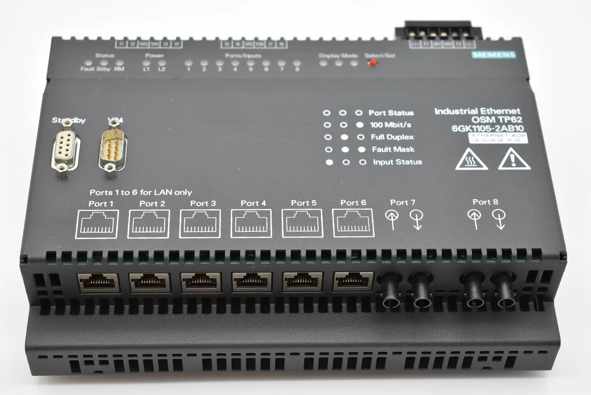 Produktfoto 1 von Siemens simatic NET Ethernet Module 6GK1105-2AB10 ( 6GK1 105-2AB10 ) E.9