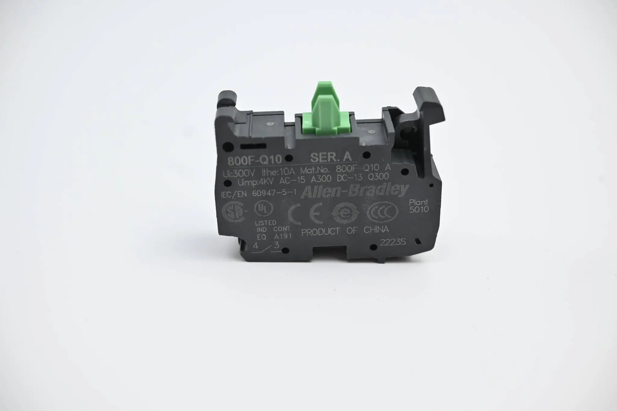 Produktfoto 1 von Allen Bradley Kontaktelement 800F-Q10