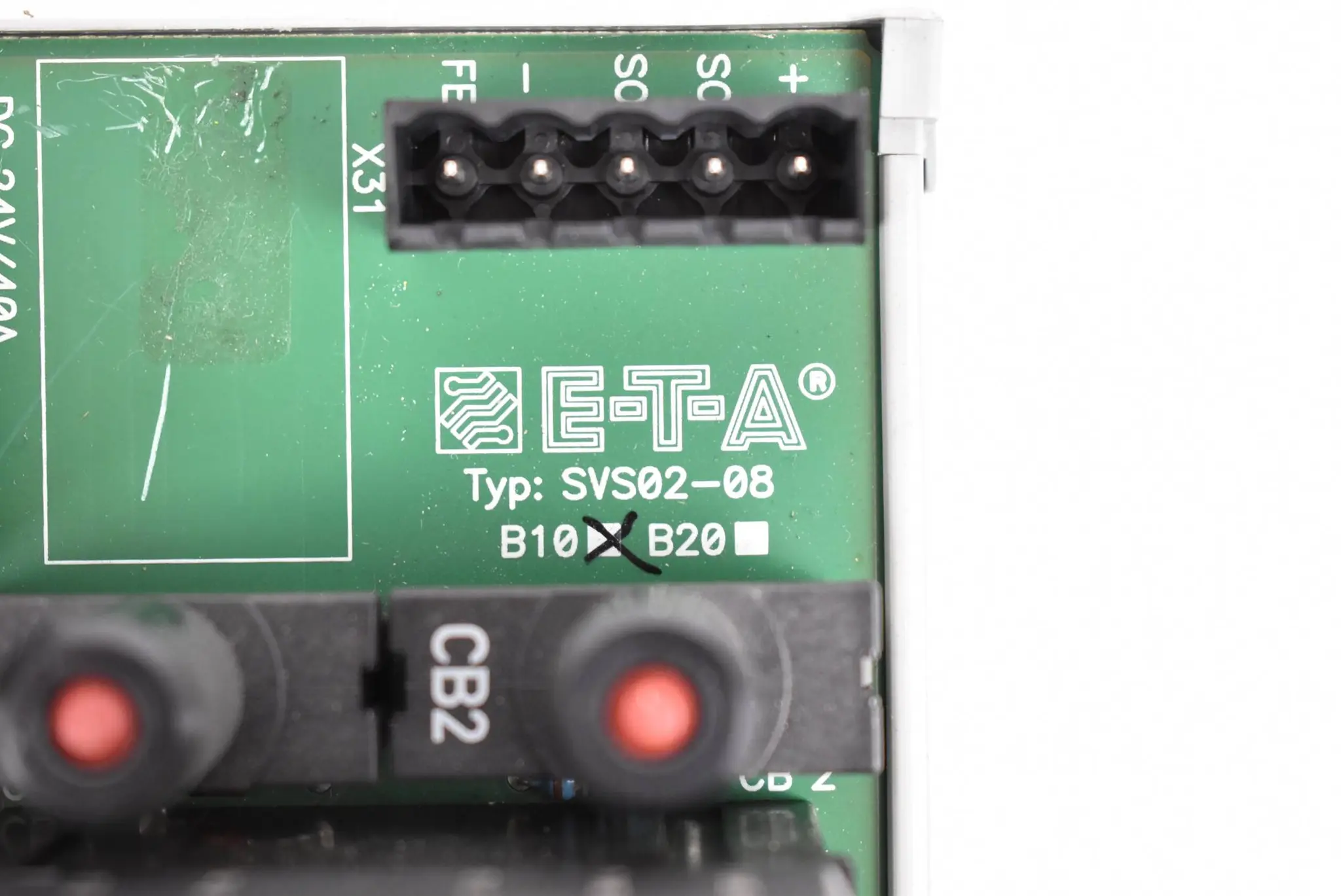 Produktfoto 1 von E-T-A SVS02-08 B10 inkl. ESX10-103-DC24V-10A + ESX10-103-DC24V-8A