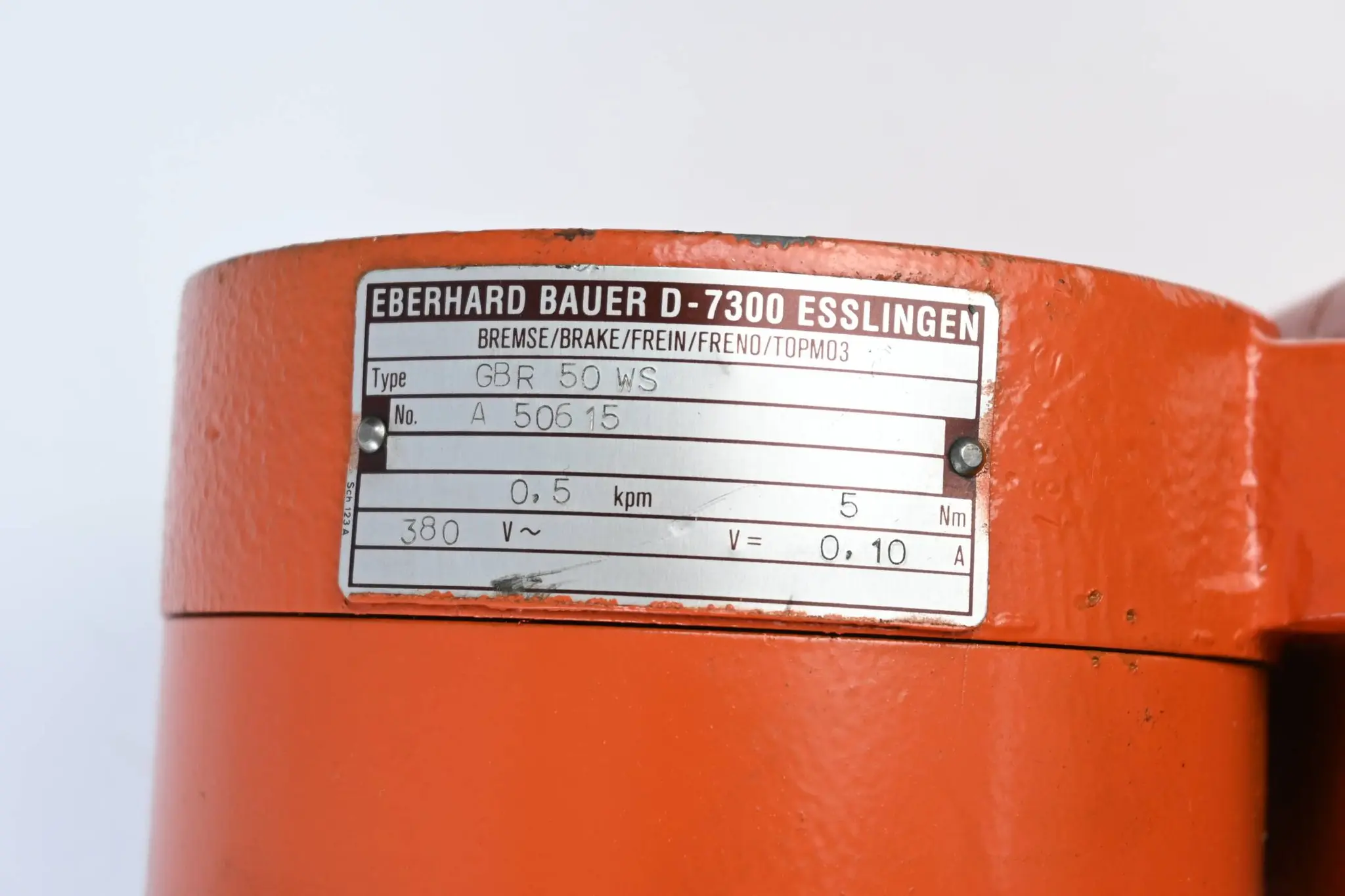 Produktfoto 1 von Eberhard Bauer 3~ Elektromotor DNPFK 884/200 L inkl. Bremse GBR 50 WS