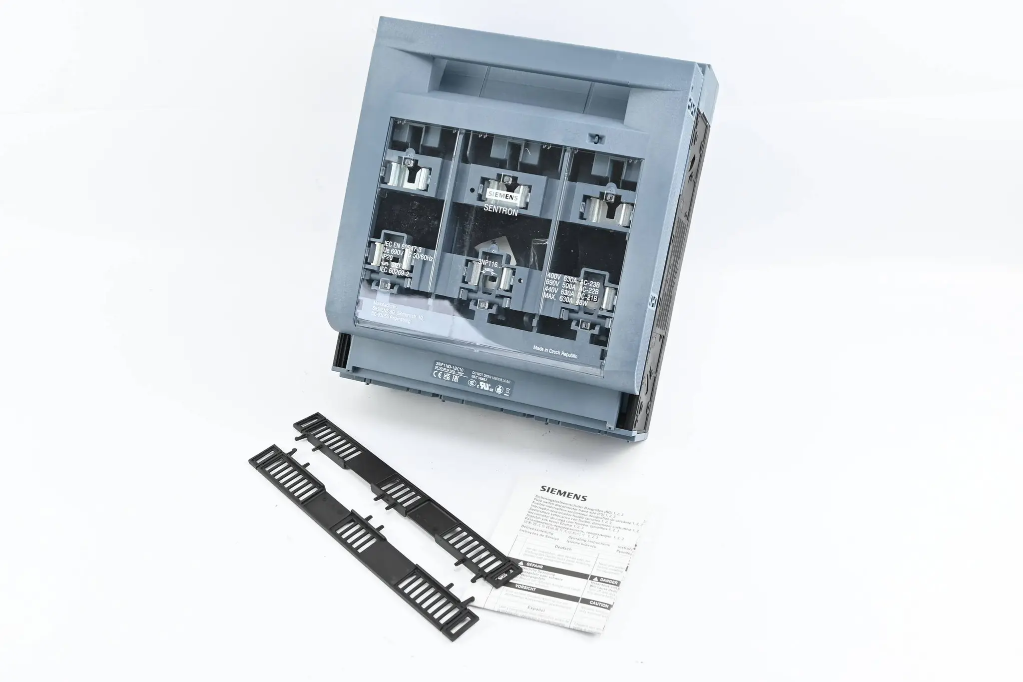 Produktfoto 1 von Siemens Sentron Sicherungslasttrennschalter 3NP1163-1BC10 ( 3NP1 163-1BC10 )