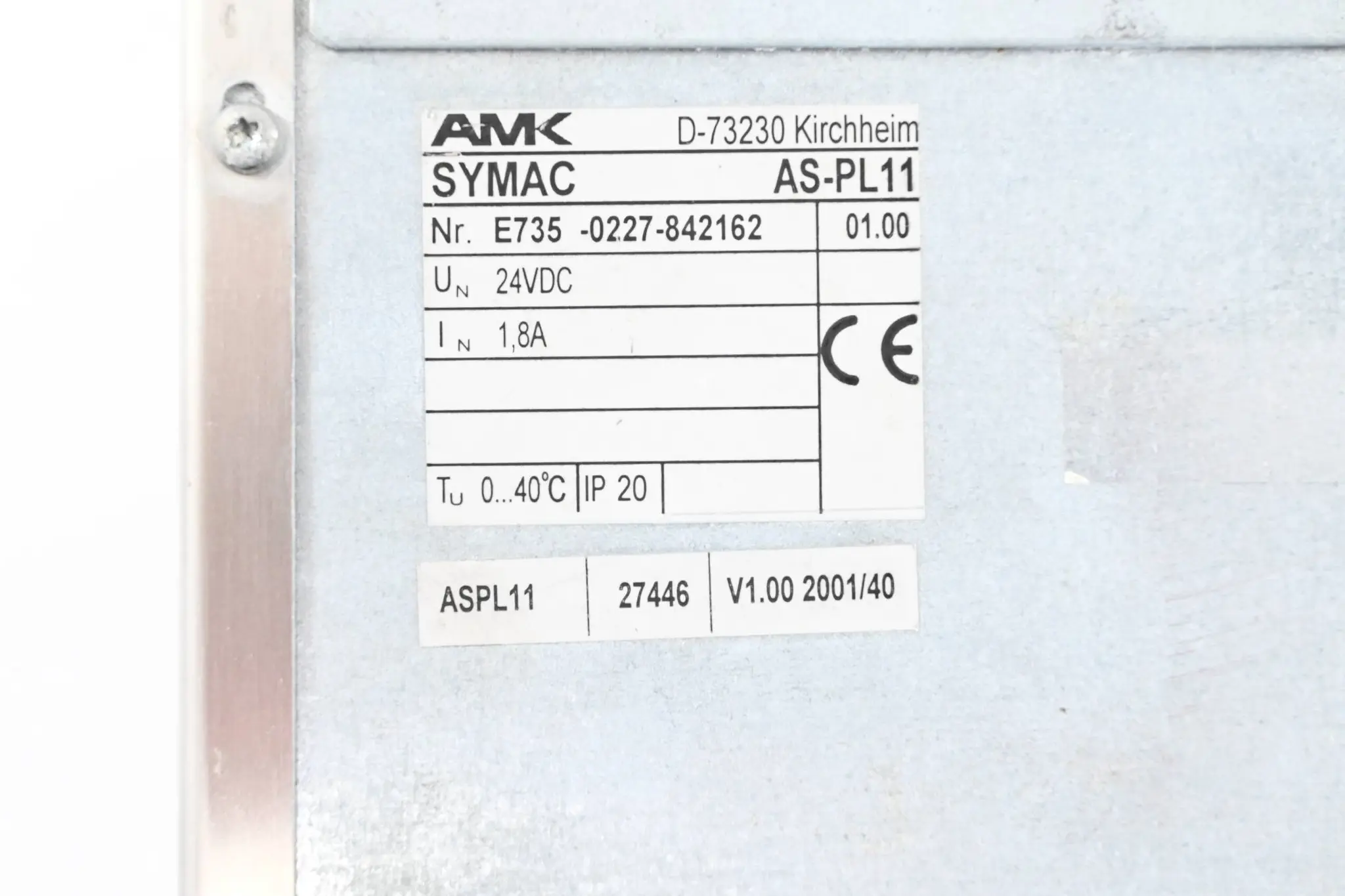 Produktfoto 1 von AMK Symac Amkasyn Rack AS-PL11 konfiguriert