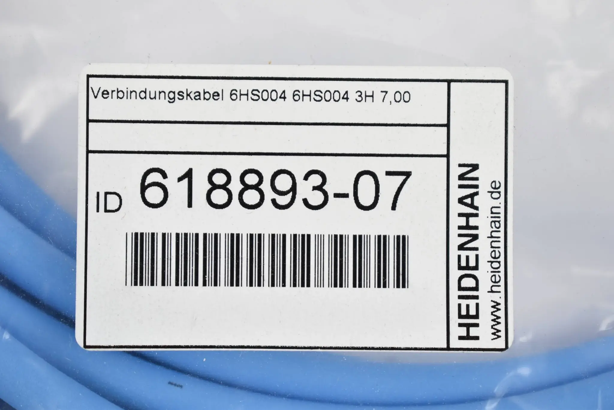 Produktfoto 1 von Heidenhain Verbindungskabel Ethernet-Stecker 618893-07 ( 7 Meter )