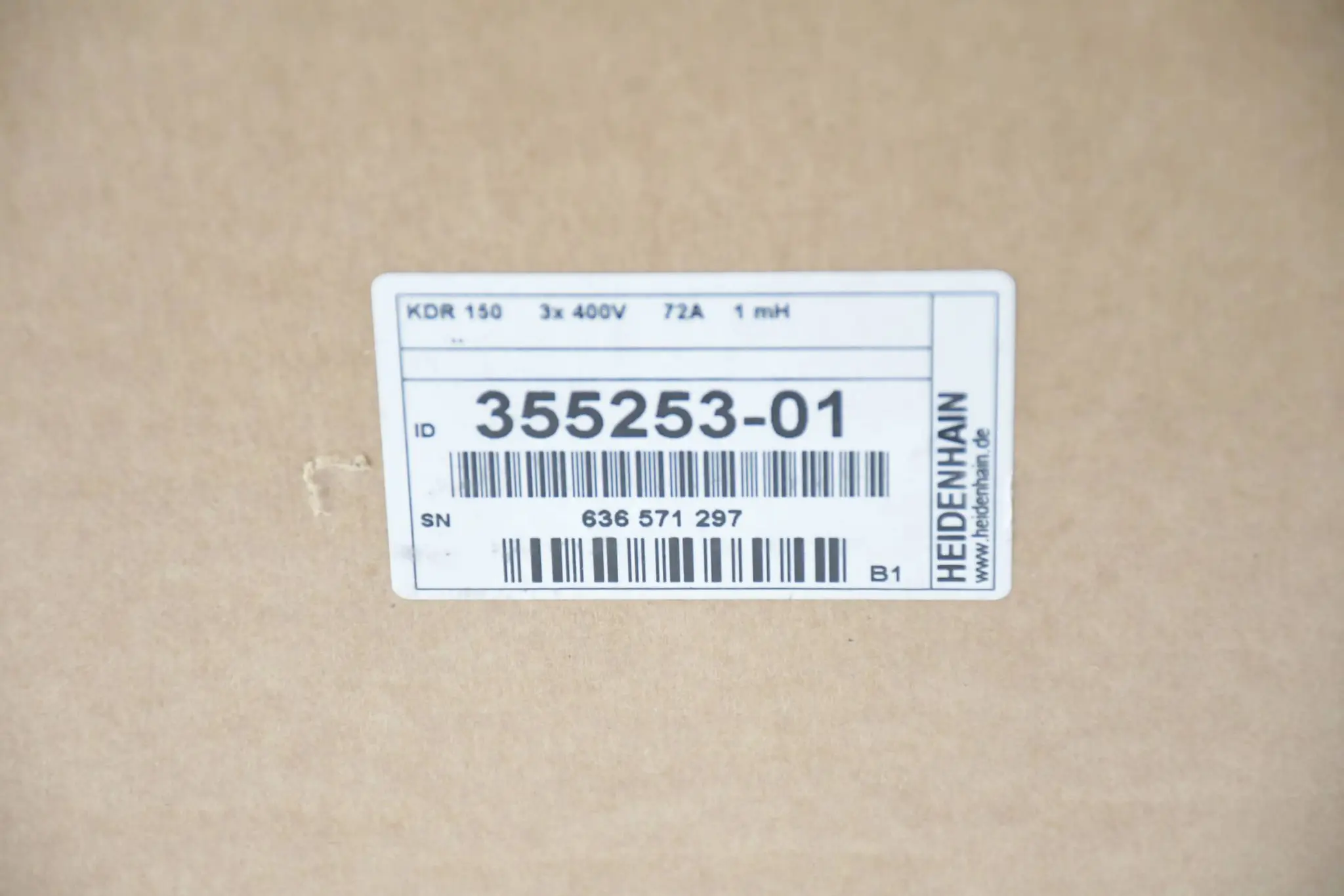 Produktfoto 1 von Heidenhain Kommutierungsdrossel KDR 150 ( 355253-01 ) Ver. B1