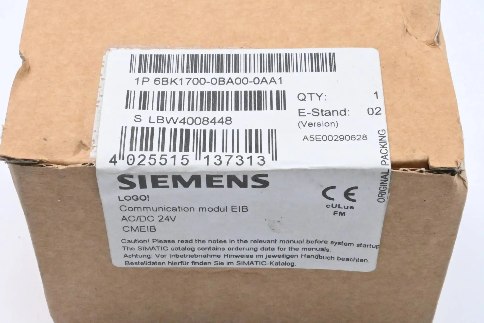 Produktfoto 1 von Siemens Kommunikationsmodul 6BK1700-0BA00-0AA1 ( 6BK1 700-0BA00-0AA1 ) E02
