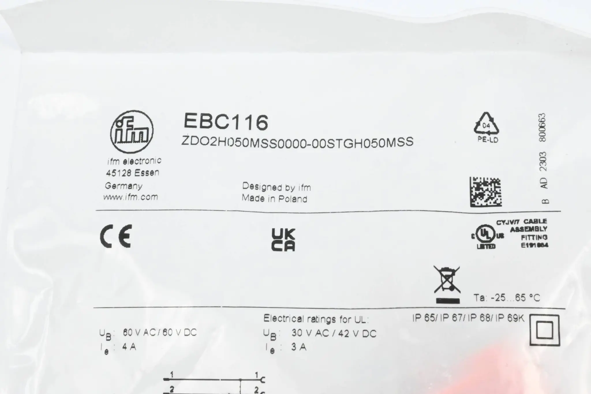 Produktfoto 1 von Ifm Y-Verteiler ZDO2H050MSS0000-00STGH050MSS ( EBC116 )