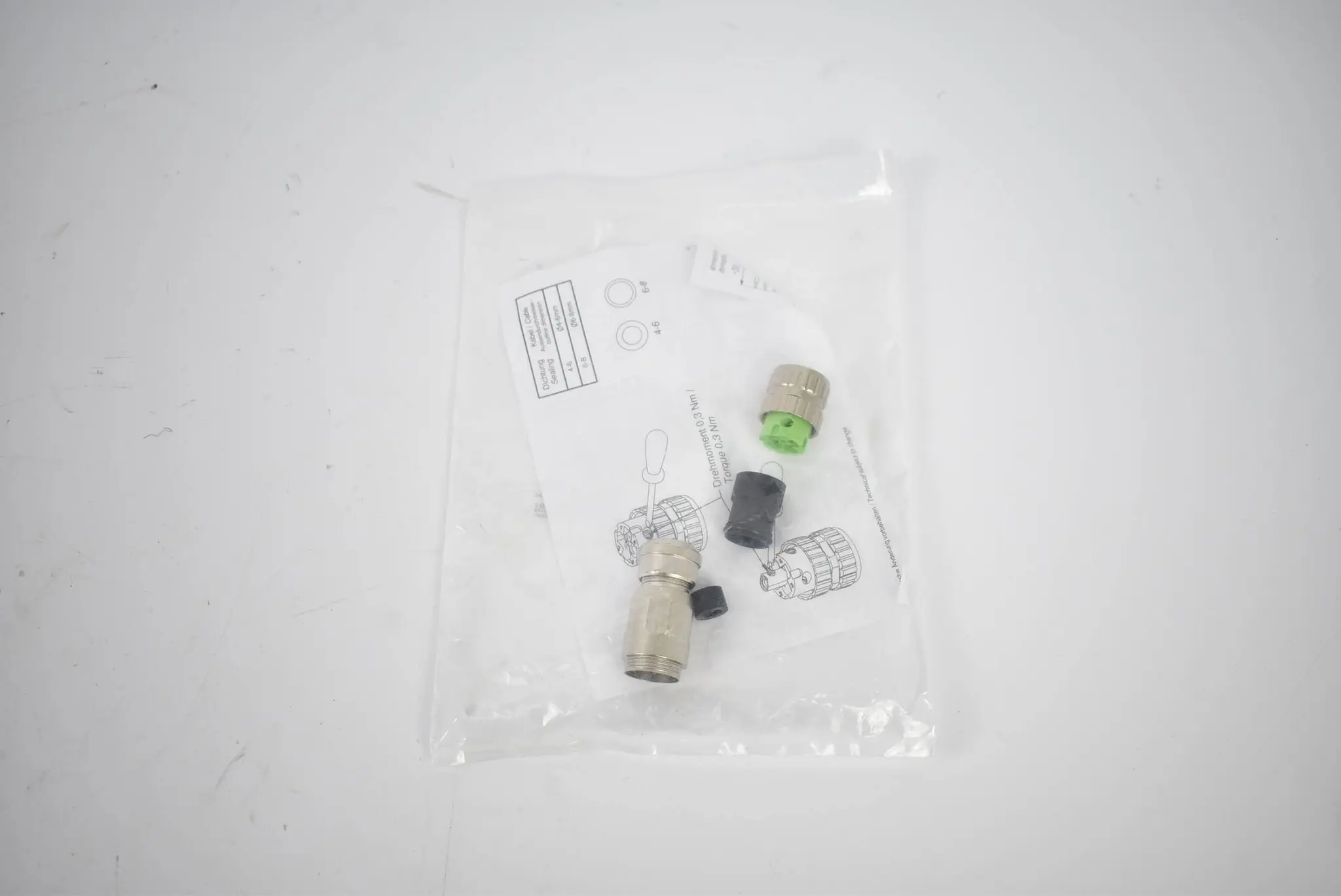 Produktfoto 1 von Beckhoff M12-Kuppung feldkonfektionierbar Ethernet/EtherCAT IP67 ZS1090-0010