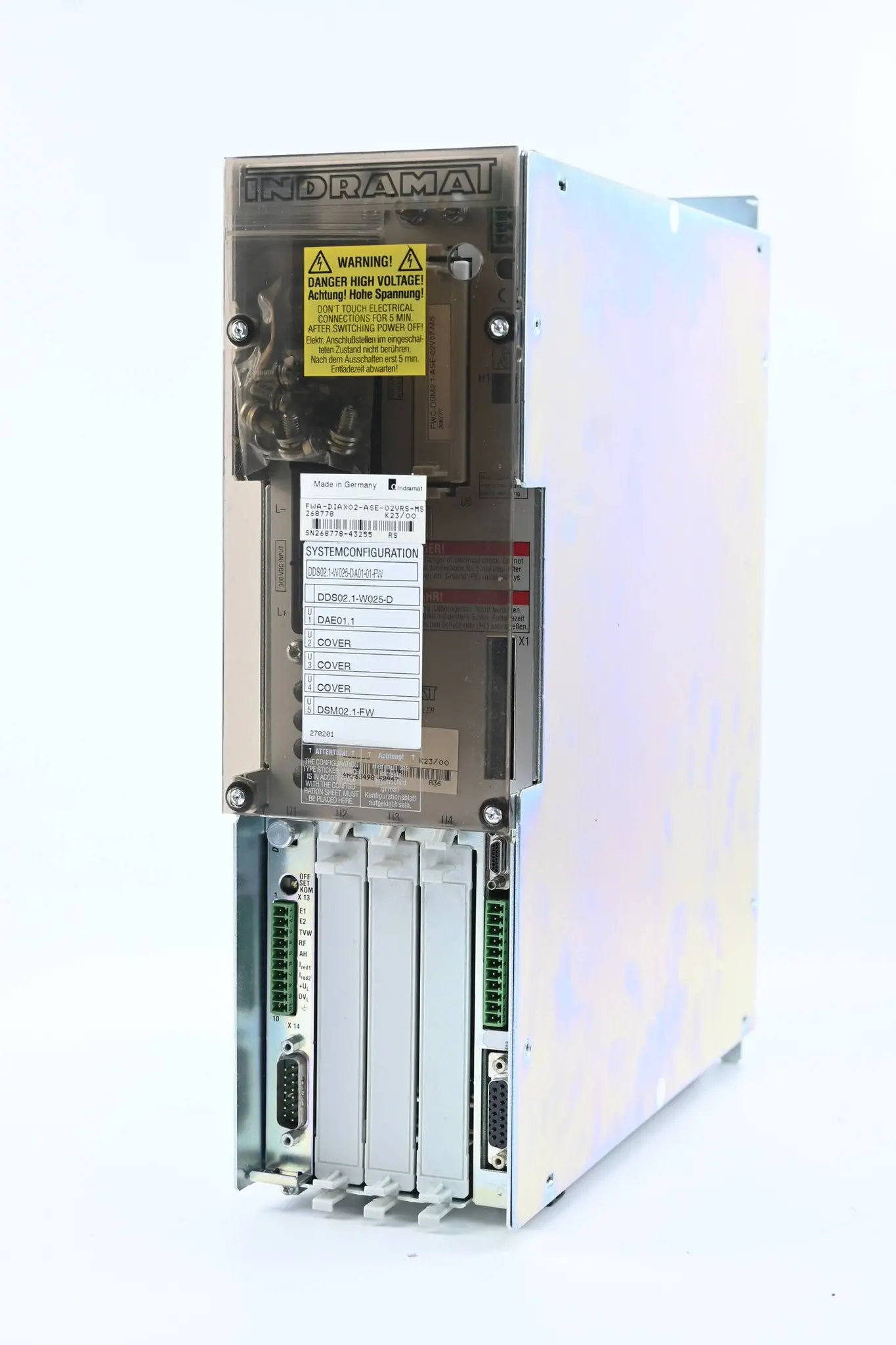 Produktfoto 1 von Indramat AC Servo Controller DDS02.1-W025-DA01-01-FW inkl. DAE01.1 + DSM02.1-FW