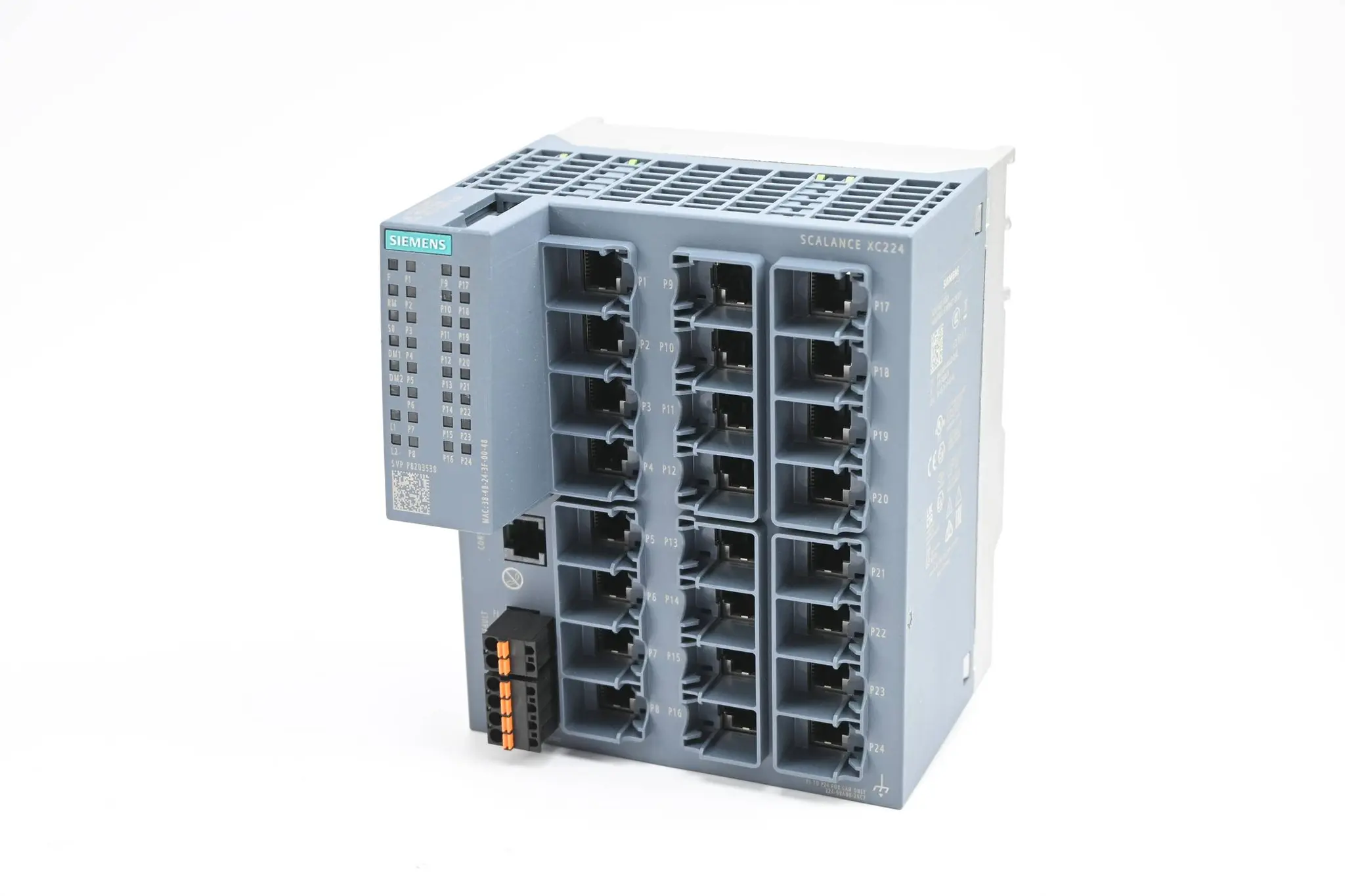 Produktfoto 1 von Siemens Scalance IE Switch XC224 6GK5224-0BA00-2AC2 ( 6GK5 224-0BA00-2AC2 ) E.02