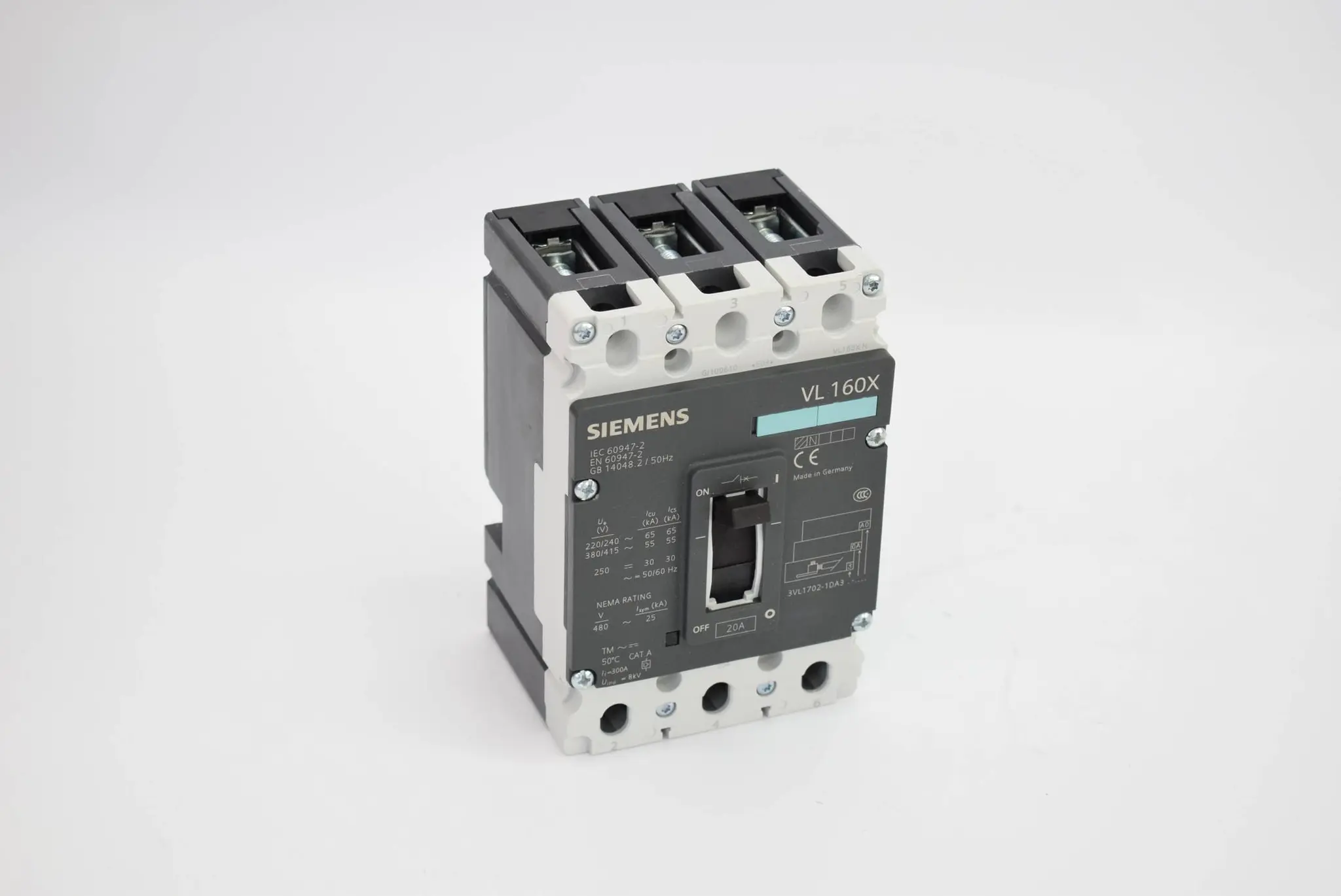 Produktfoto 1 von Siemens Standardschaltvermögen 3VL1702-1DA33-0AA0 ( 3VL1 702-1DA33-0AA0 )
