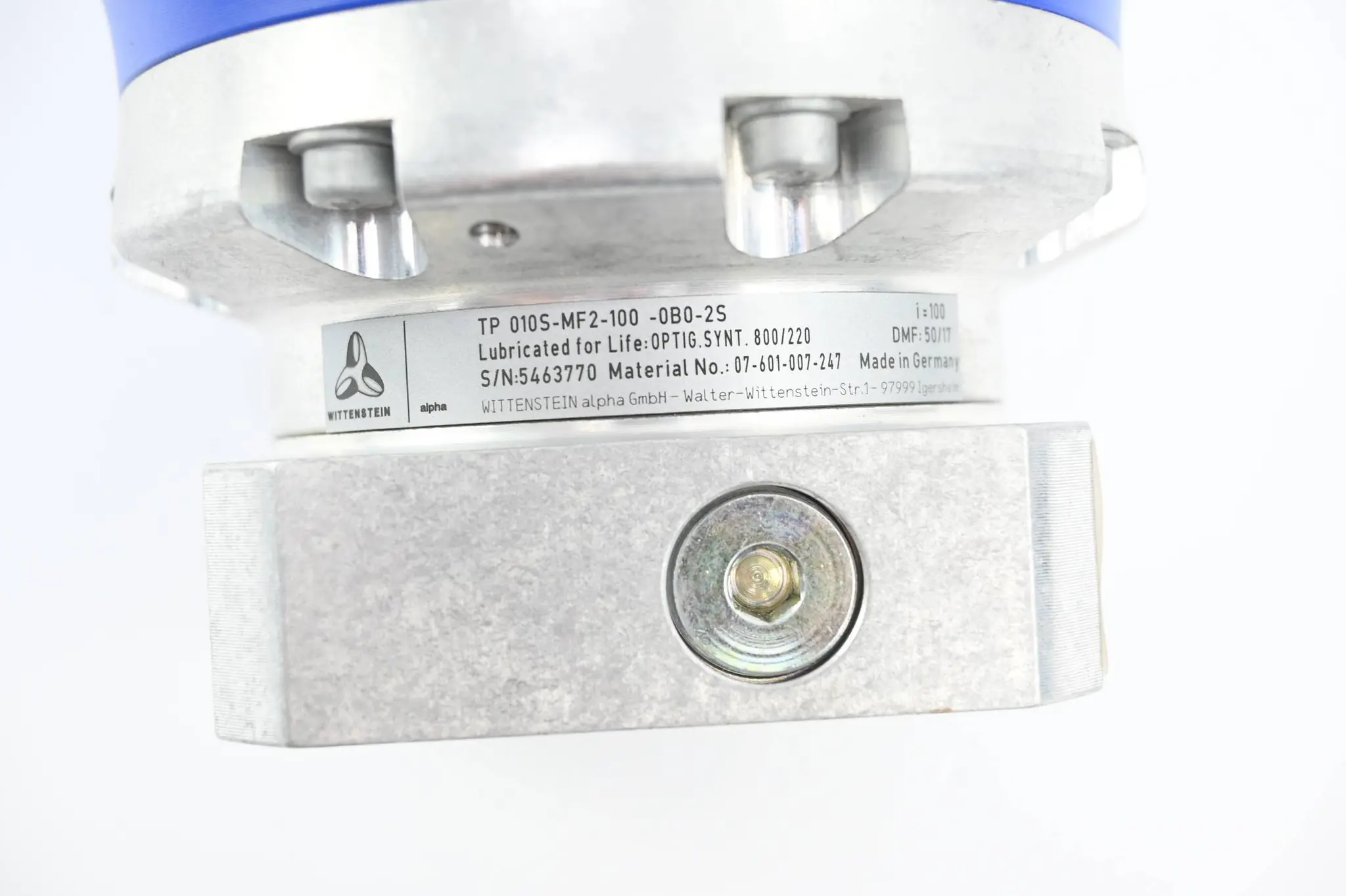 Produktfoto 1 von Wittenstein Alpha Getriebe TP 010S-MF2-100 -0B0-2S ( TP010S-MF2-100-0B0-2S )