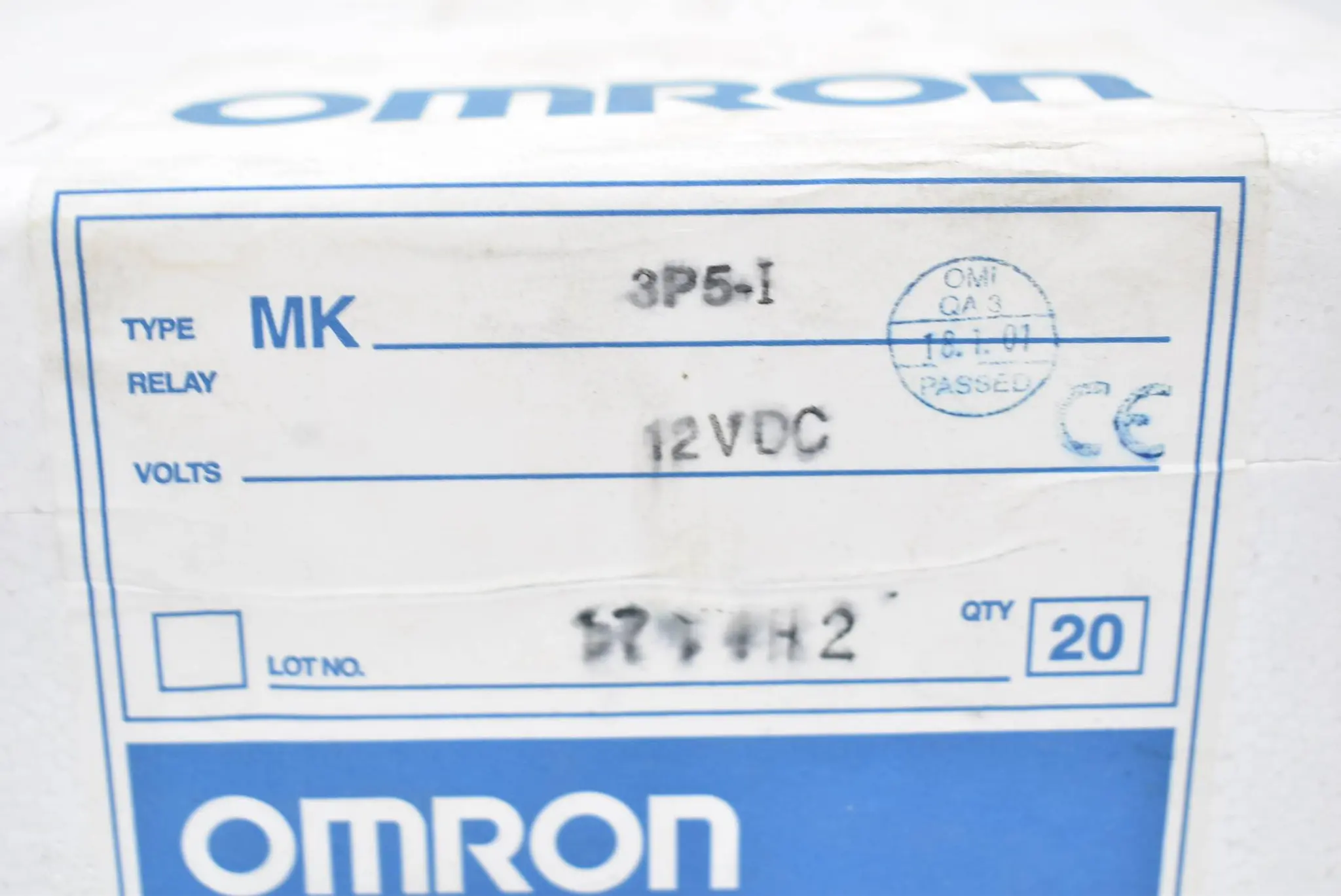 Produktfoto 1 von Omron Relay MK3P5-I 12 VDC 20 Stück