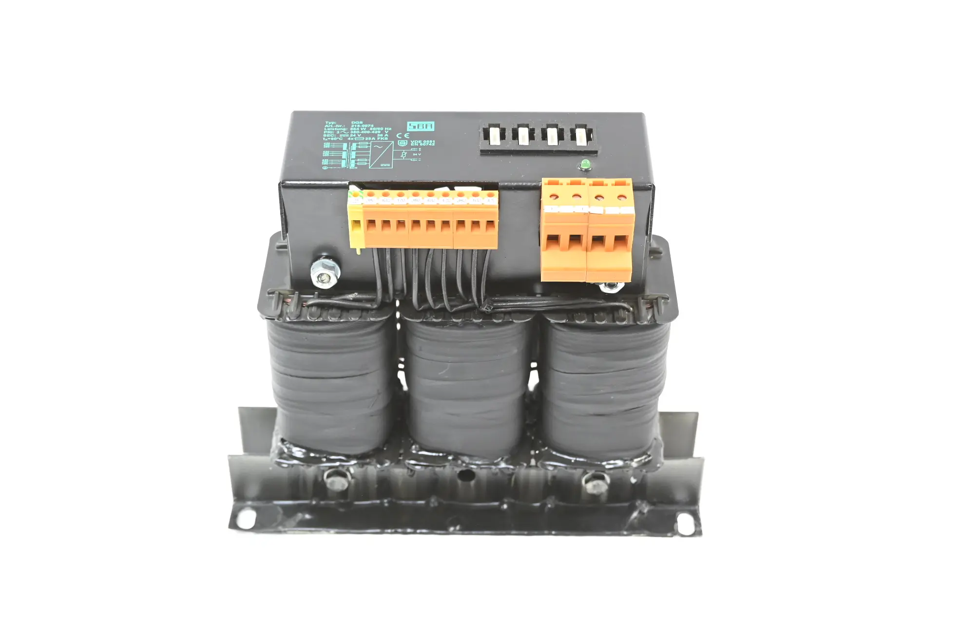 Produktfoto 1 von SBA Transformator DGS 215-0074 ( 864W / 380-400-420V )