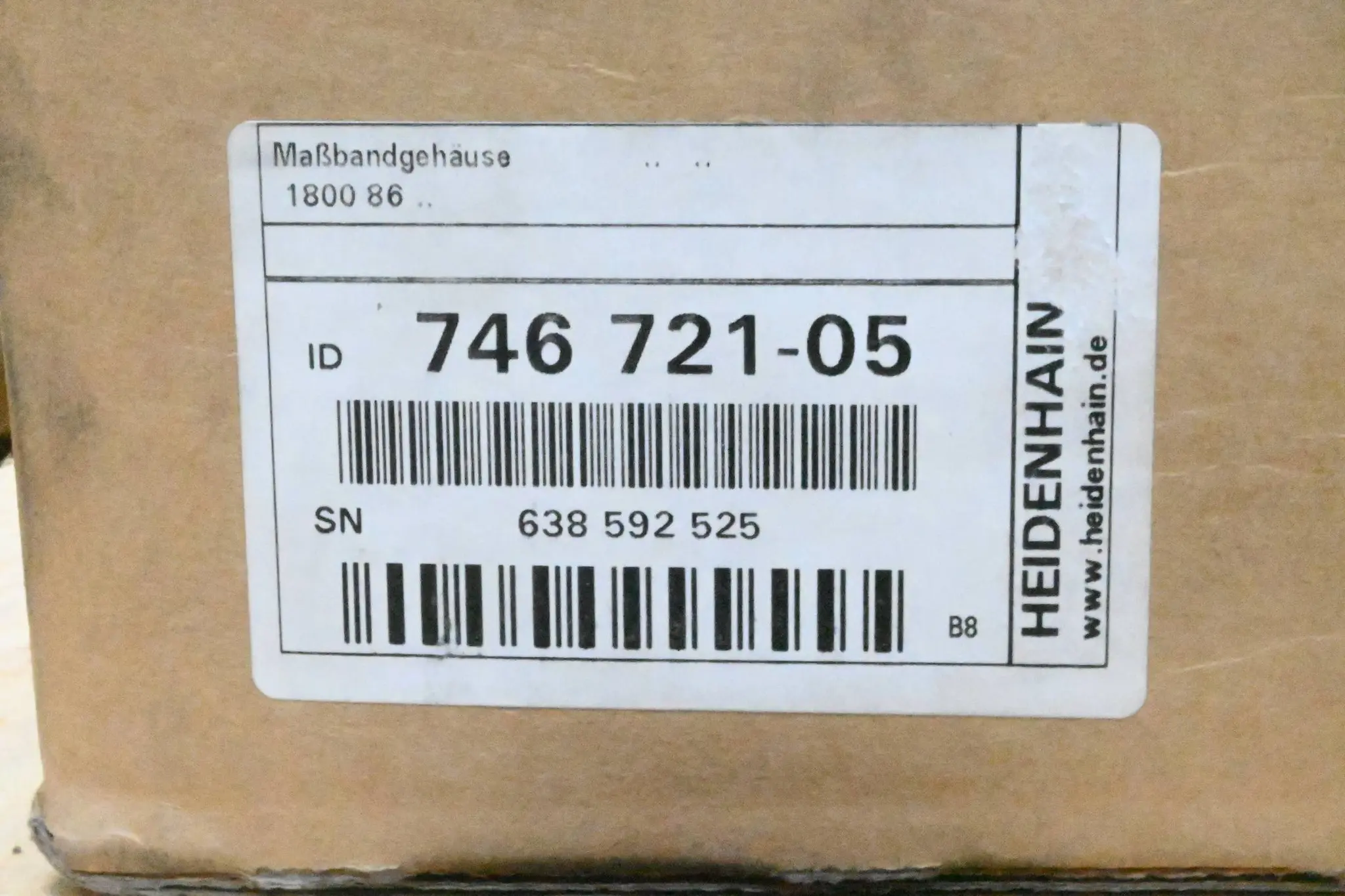 Produktfoto 1 von Heidenhain Maßbandgehäuse LC 201 und LB 383 1800mm ( 746721-05 )