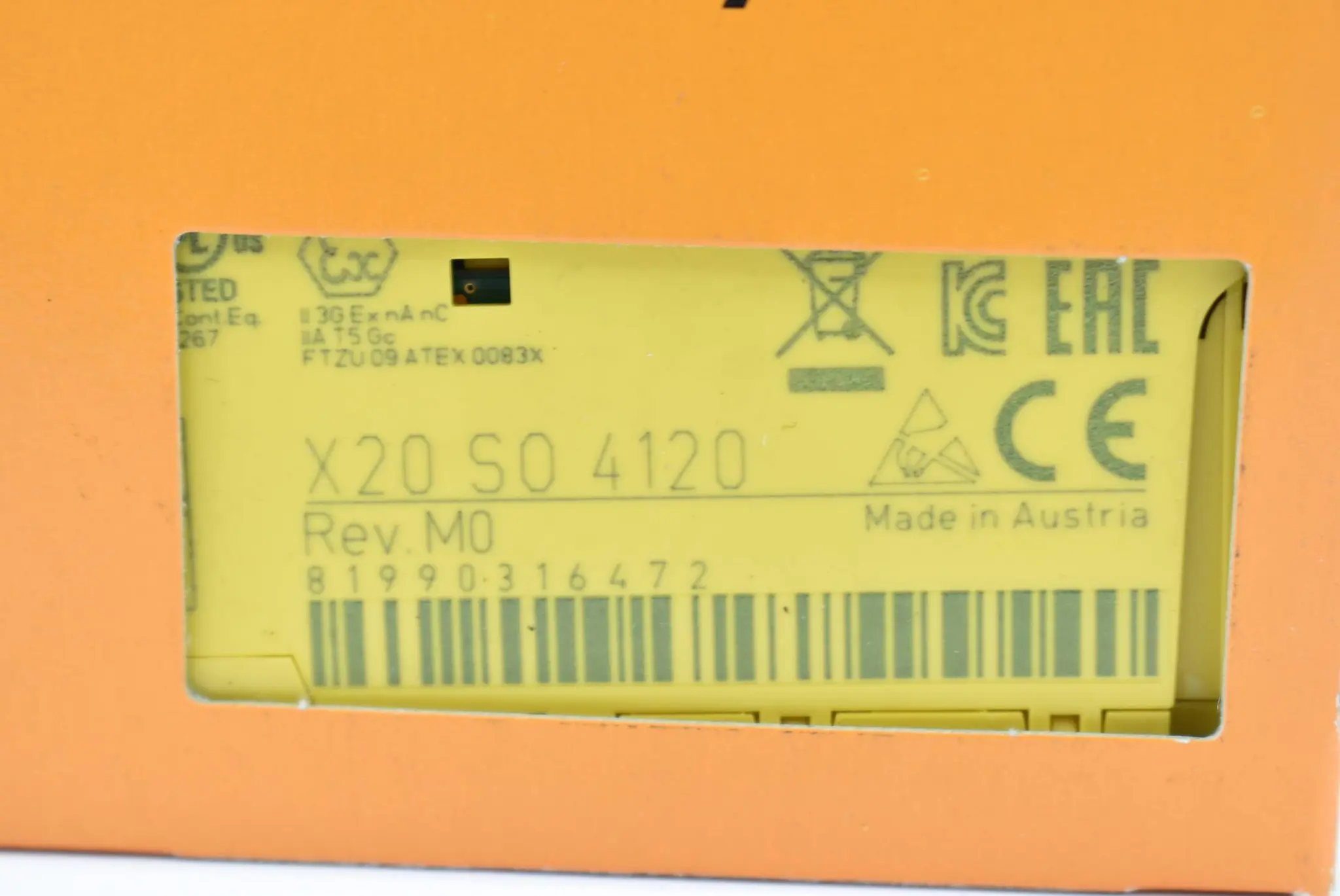 Produktfoto 1 von B&R automation sicheres digitales Ausgangsmosul X20SO4120 ( X20 SO 4120 ) Rev.M0