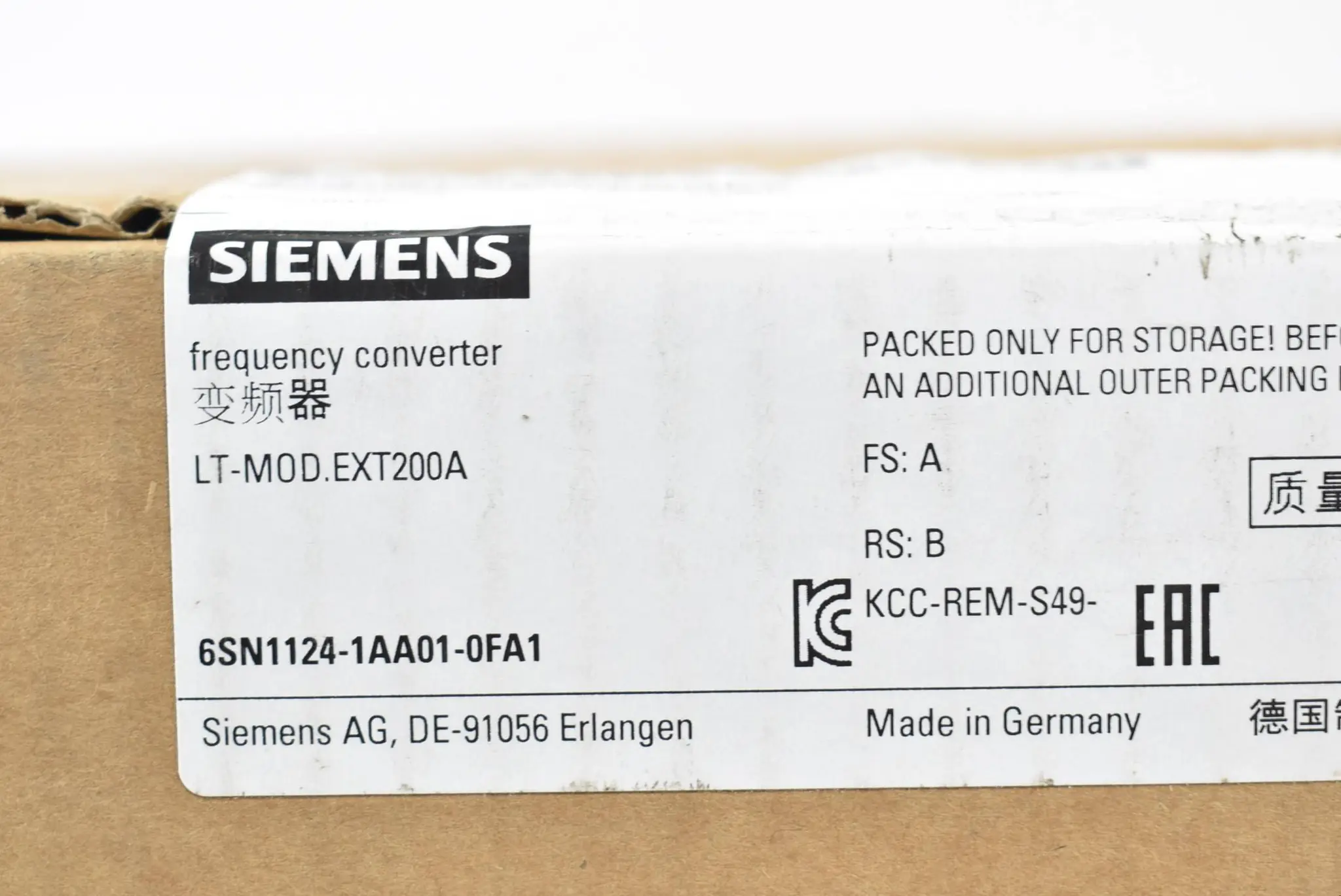 Produktfoto 1 von Siemens Simodrive 611 200A 6SN1124-1AA01-0FA1 ( 6SN1 124-1AA01-0FA1 ) E.A