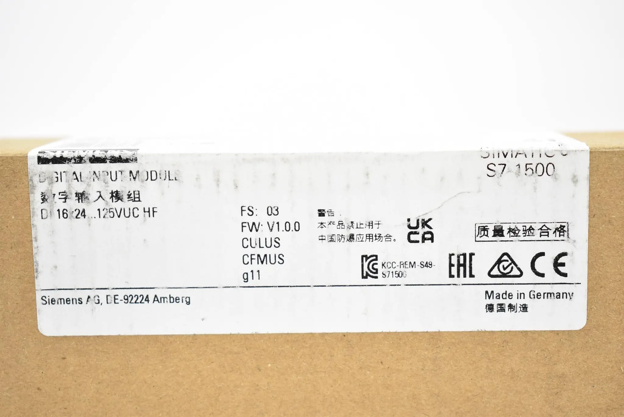 Produktfoto 1 von Siemens Simatic S7-1500 6ES7521-7EH00-0AB0 ( 6ES7 521-7EH00-0AB0 ) E.03