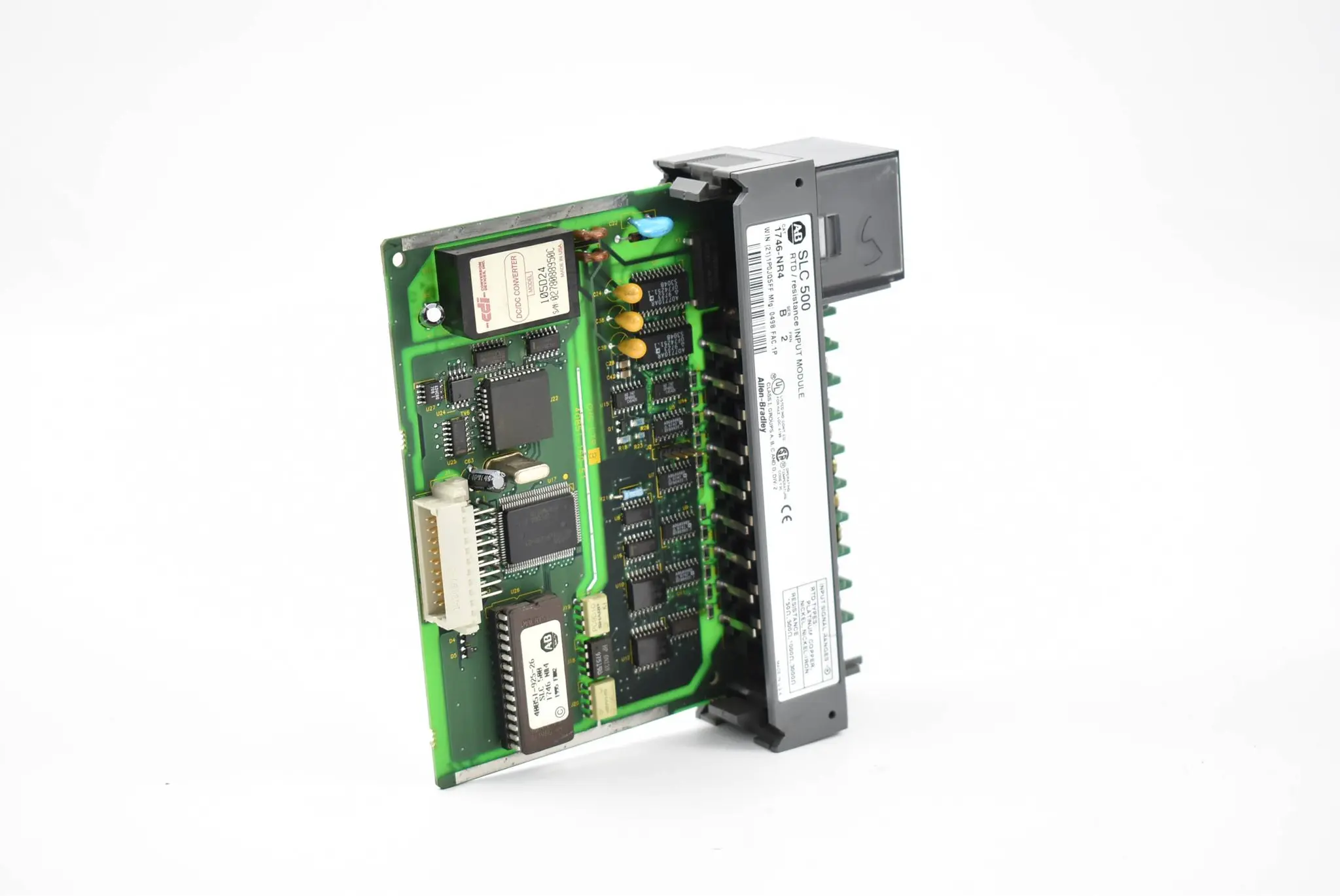 Produktfoto 1 von Allen-Bradley SLC 500 RTD/Widerstand Eingangsmodul 1746-NR4 ( Serie B Rev. 2 )