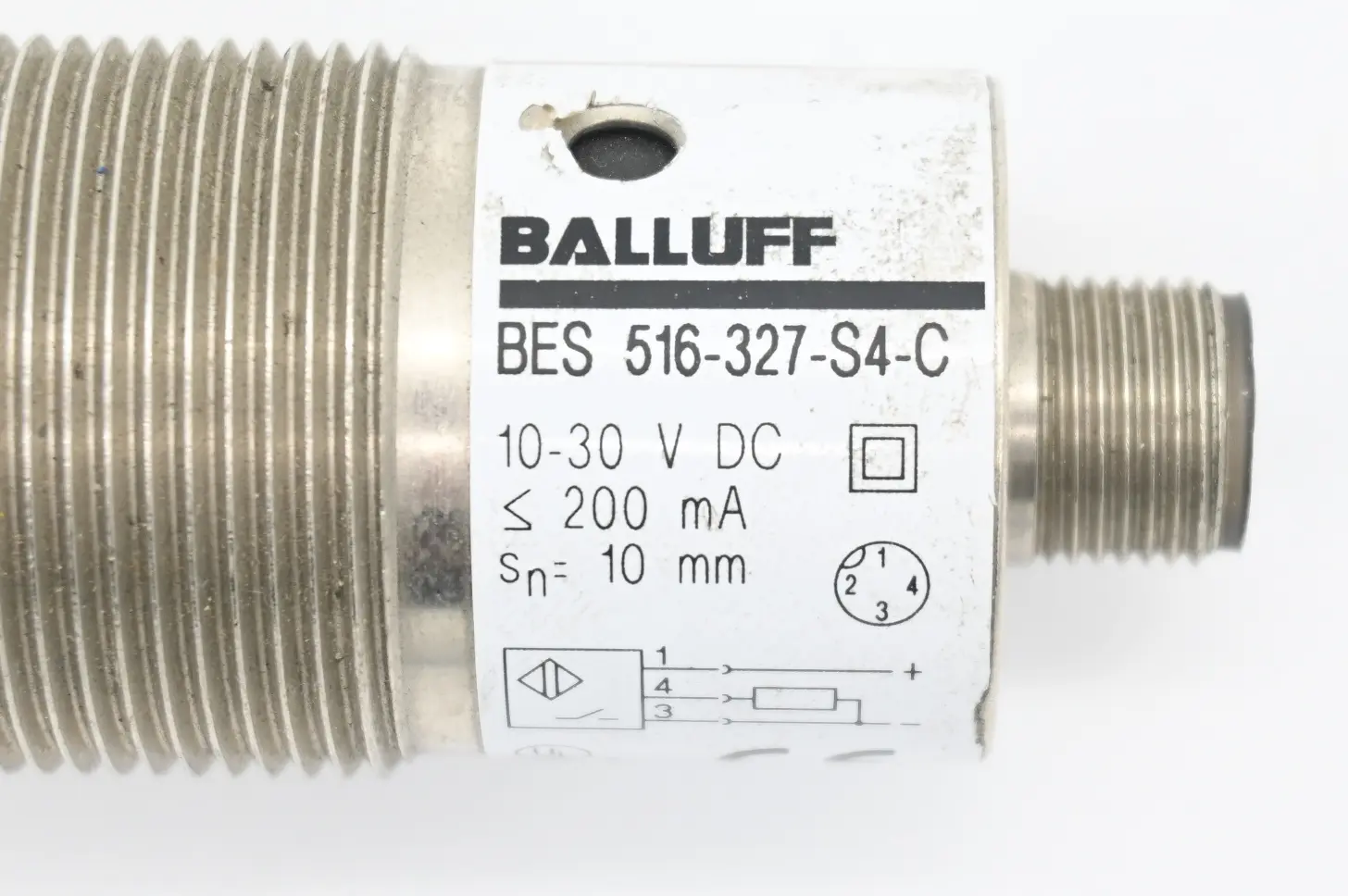 Produktfoto 1 von Balluff Induktiver Sensor BES 516-327-S4-C ( 10-30VDC 200mA 10mm )