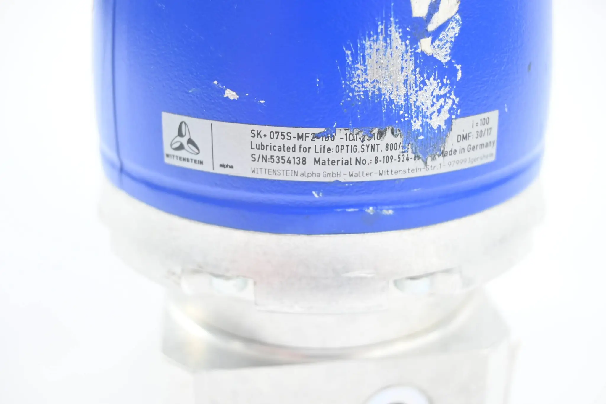 Produktfoto 1 von Wittenstein Hypoidgetriebe SK+075S-MF2-...-10T-.... ( SK+075S-MF2-.... )