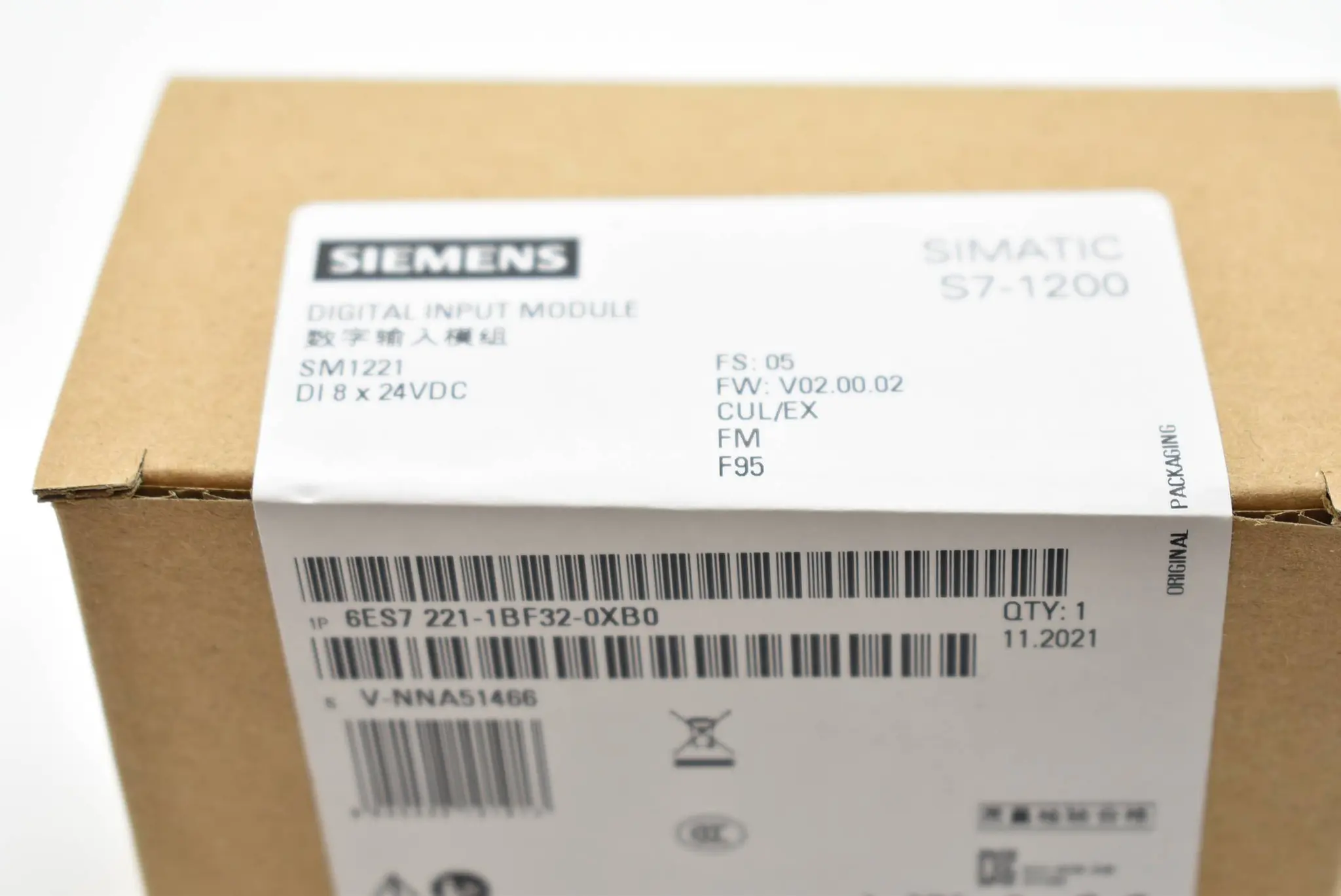 Produktfoto 1 von Siemens Simatic S7-1200 6ES7221-1BF32-0XB0 ( 6ES7 221-1BF32-0XB0 )