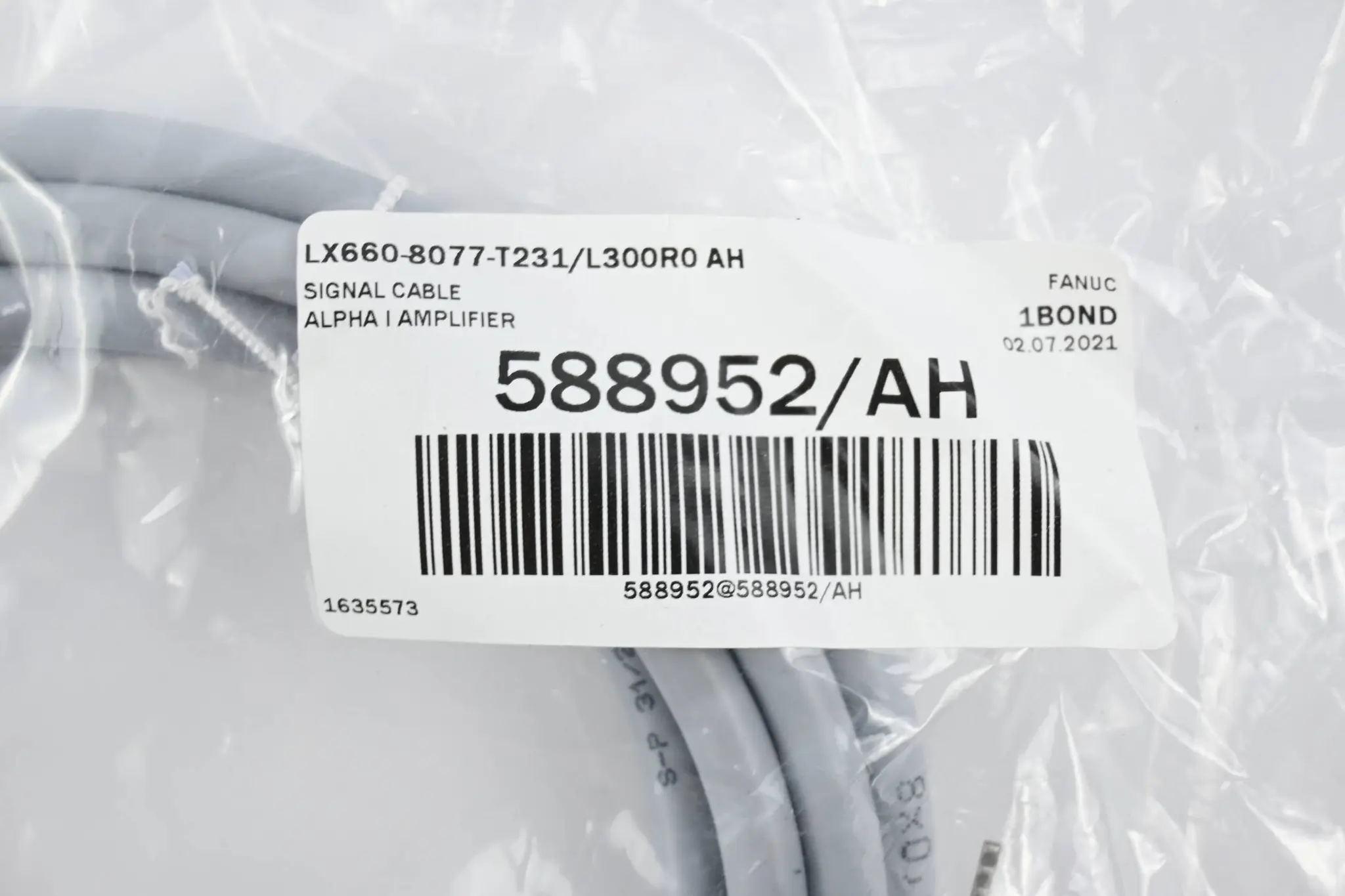 Produktfoto 1 von Fanuc Signalkabel LX660-8077-T231/L300R0 AH ( 588952/AH )