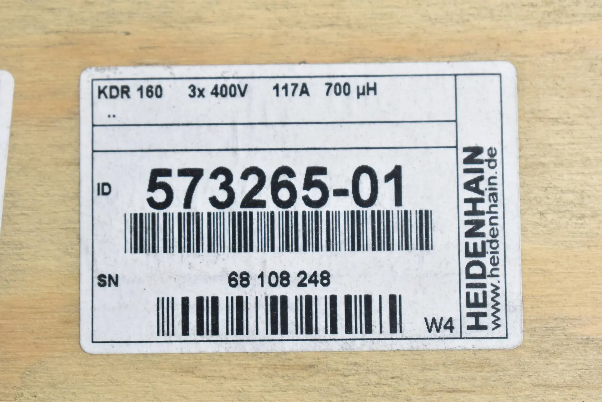 Produktfoto 1 von Heidenhain KDR 160 Kommutierungsdrossel 3x400V 117A 700μH ( 573265-01 ) Ver. W4